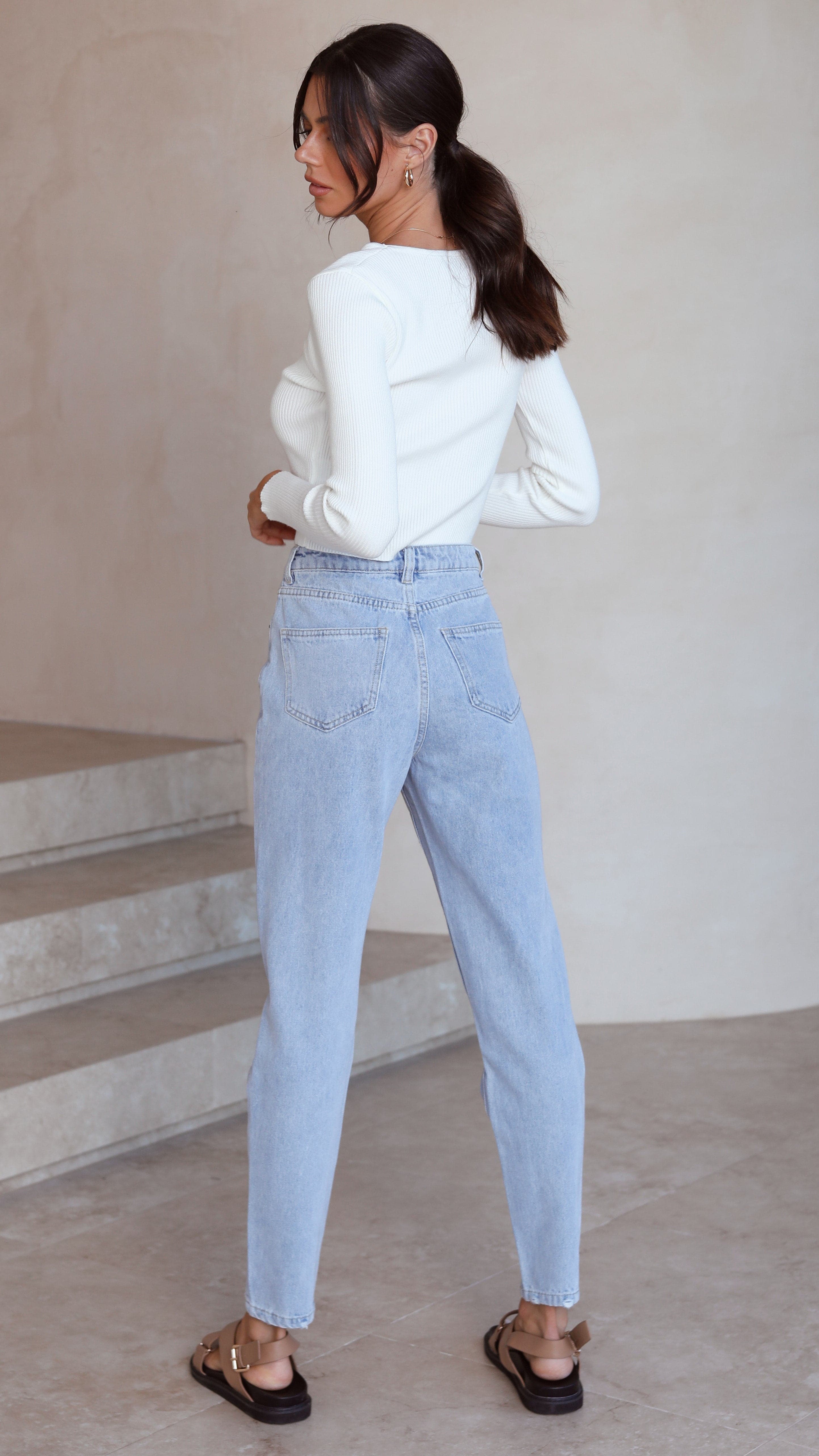 Jasmine Top - White-Sunshines Bliss