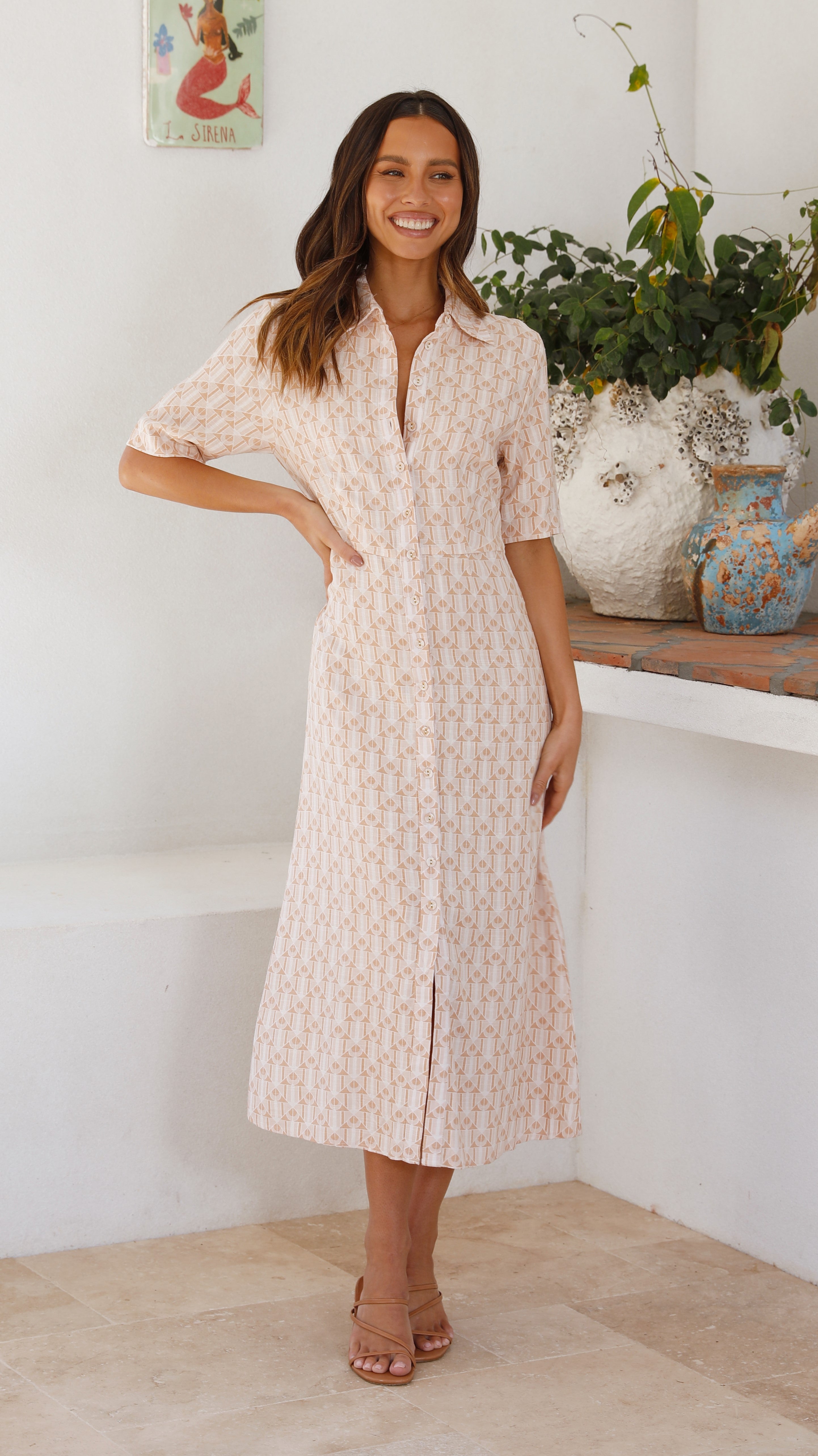 Ginny Midi Dress - Ginny Print-Sunshines Bliss