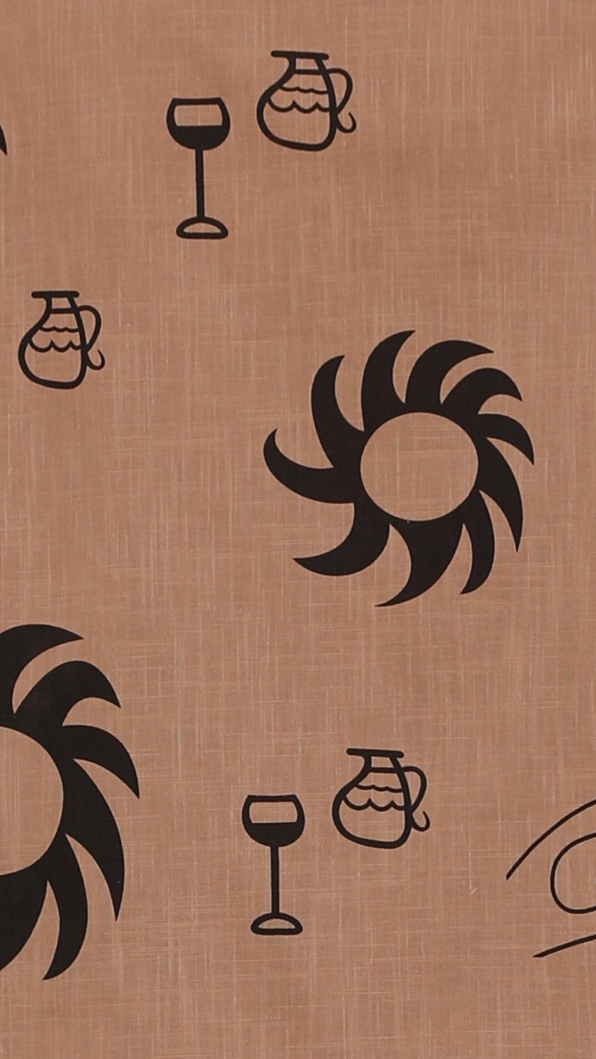 Charli Button Up Shirt and Shorts Set - Brown/Black Sun-Sunshines Bliss