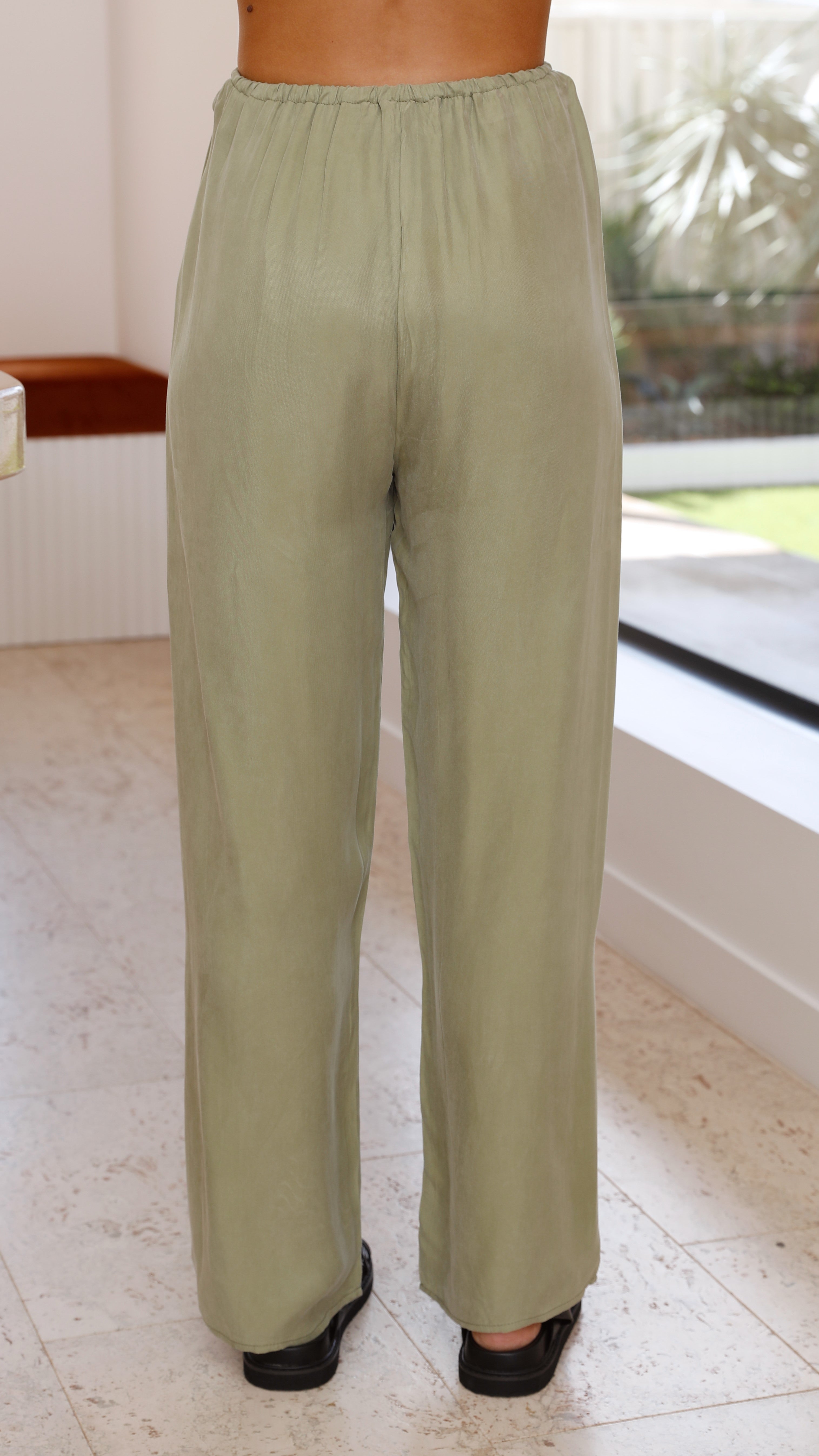 Montana Pants - Sage Cupro-Sunshines Bliss