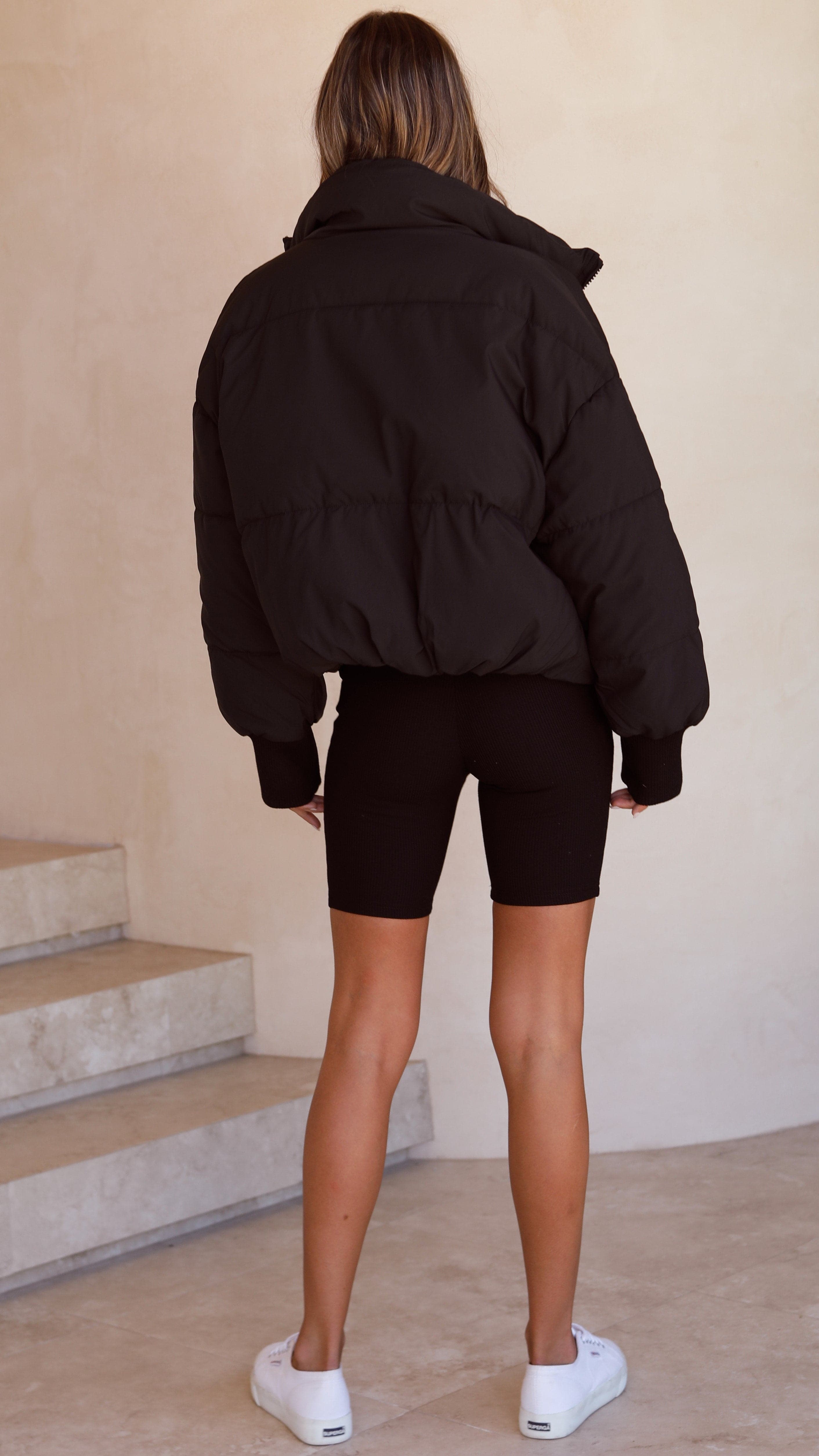 Carmen Puffer Jacket - Black-Sunshines Bliss