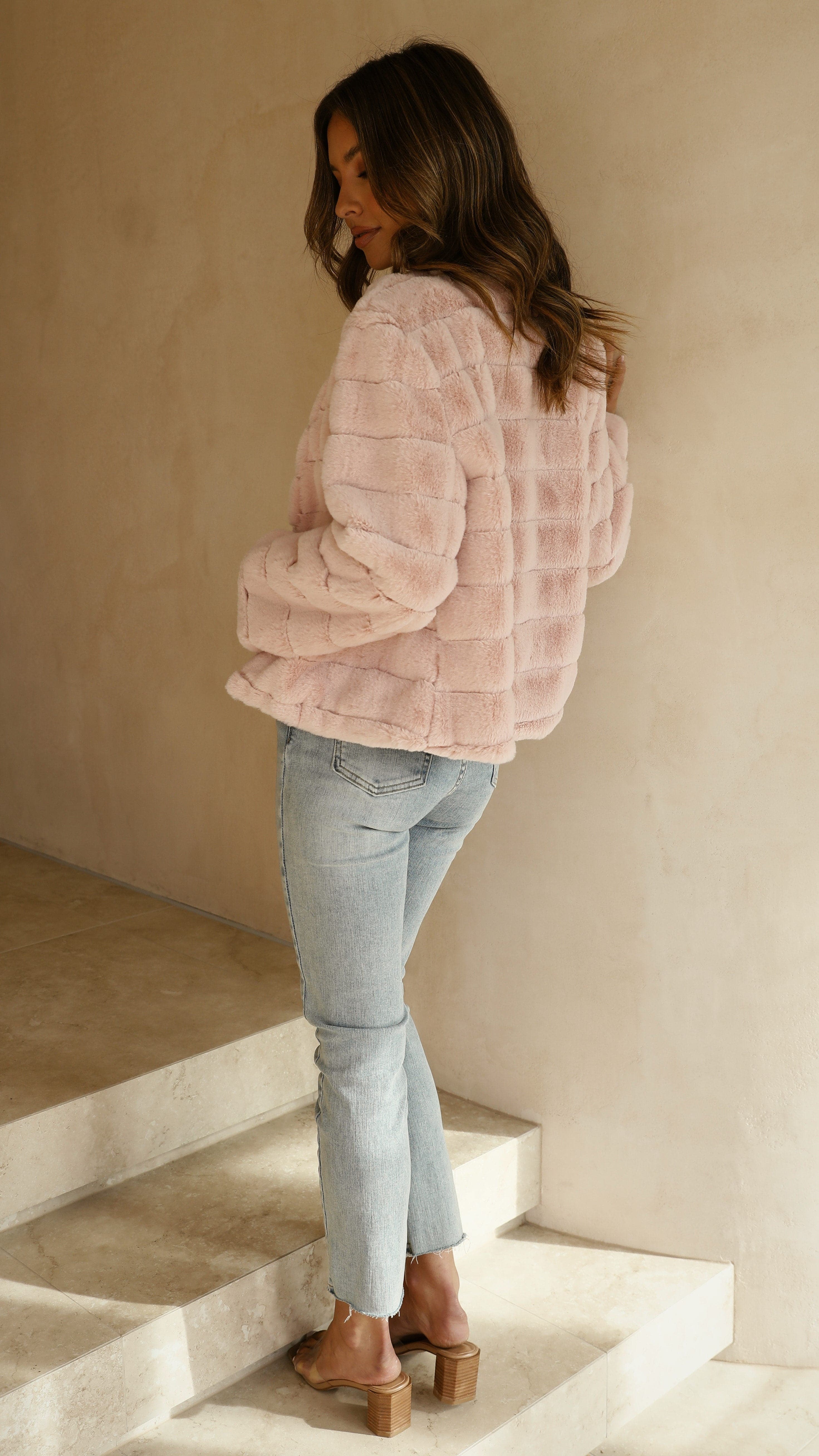 Tully Crop Jacket - Pink-Sunshines Bliss