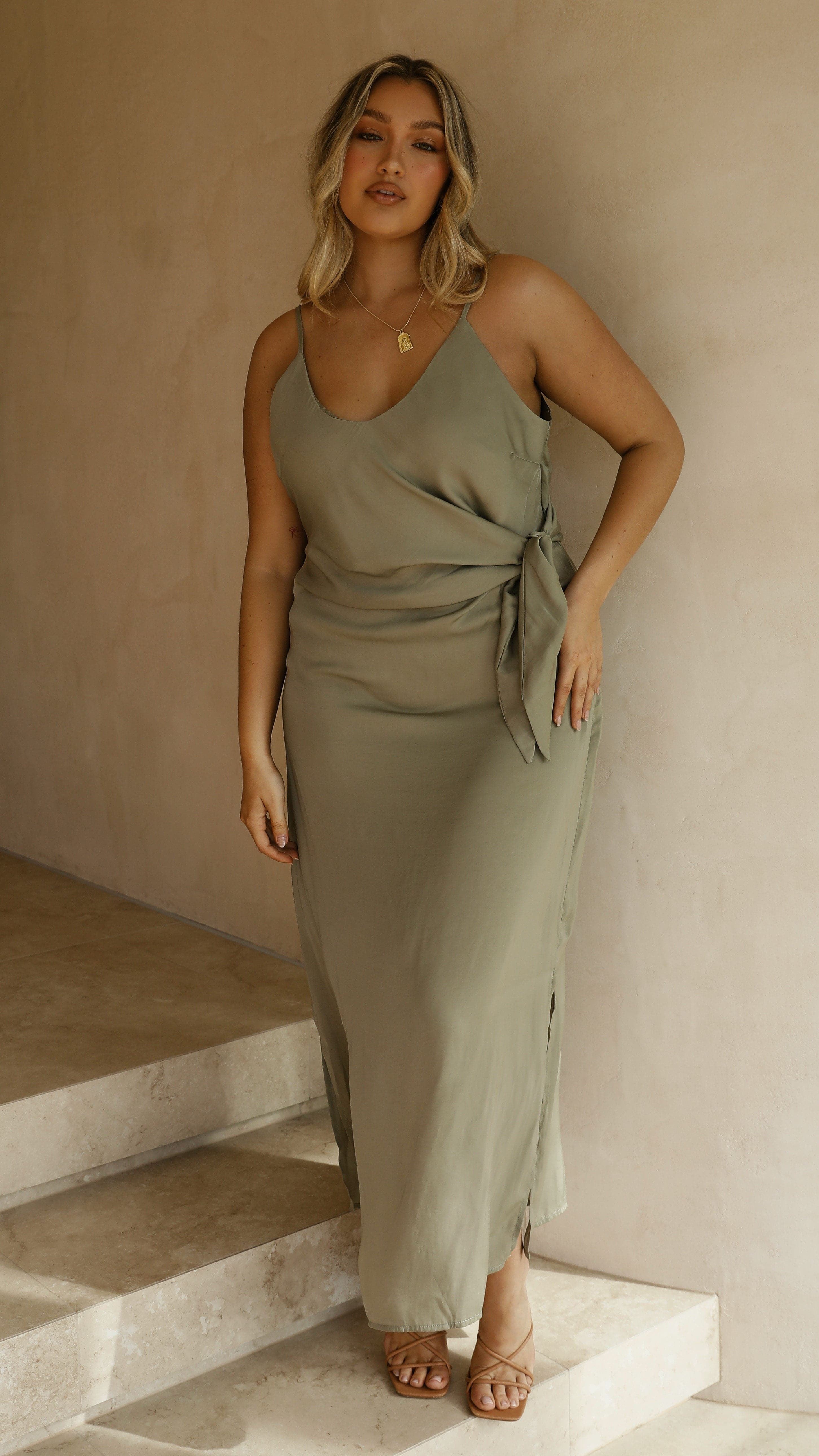 Kensington Dress - Olive-Sunshines Bliss