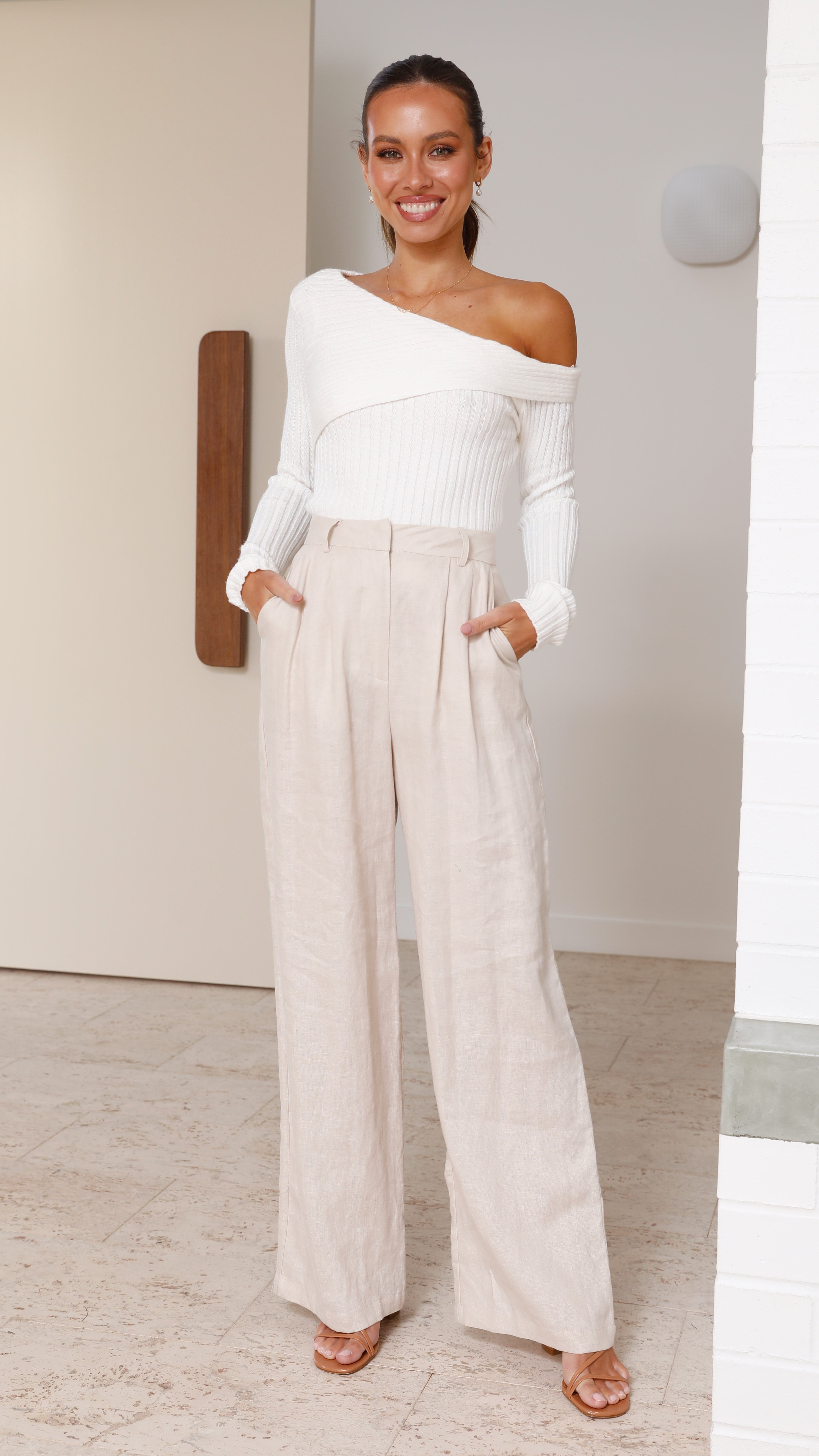 Tillie Pants - Oatmeal-Sunshines Bliss