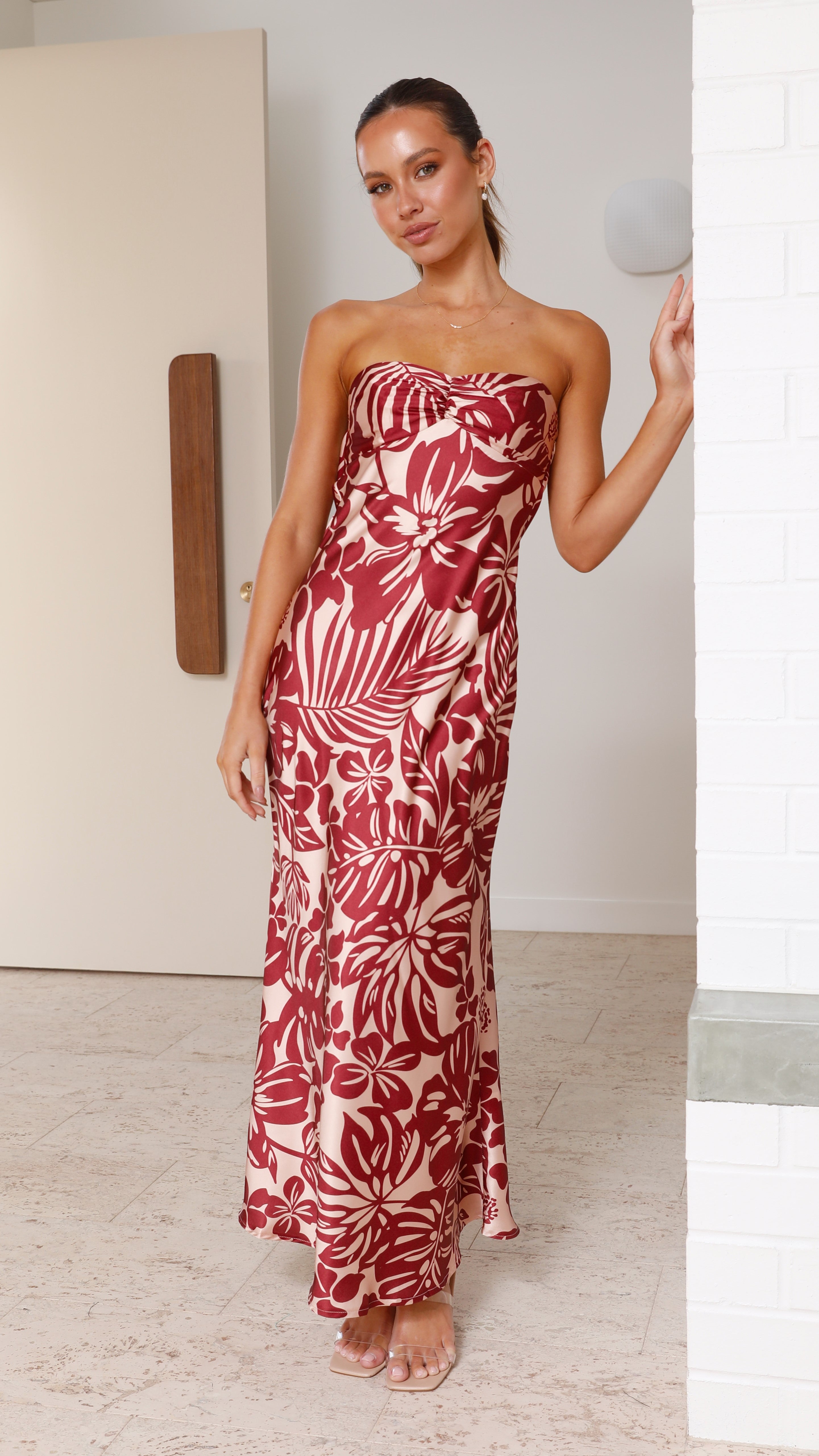 Kahoni Midi Dress - Flame Floral-Sunshines Bliss