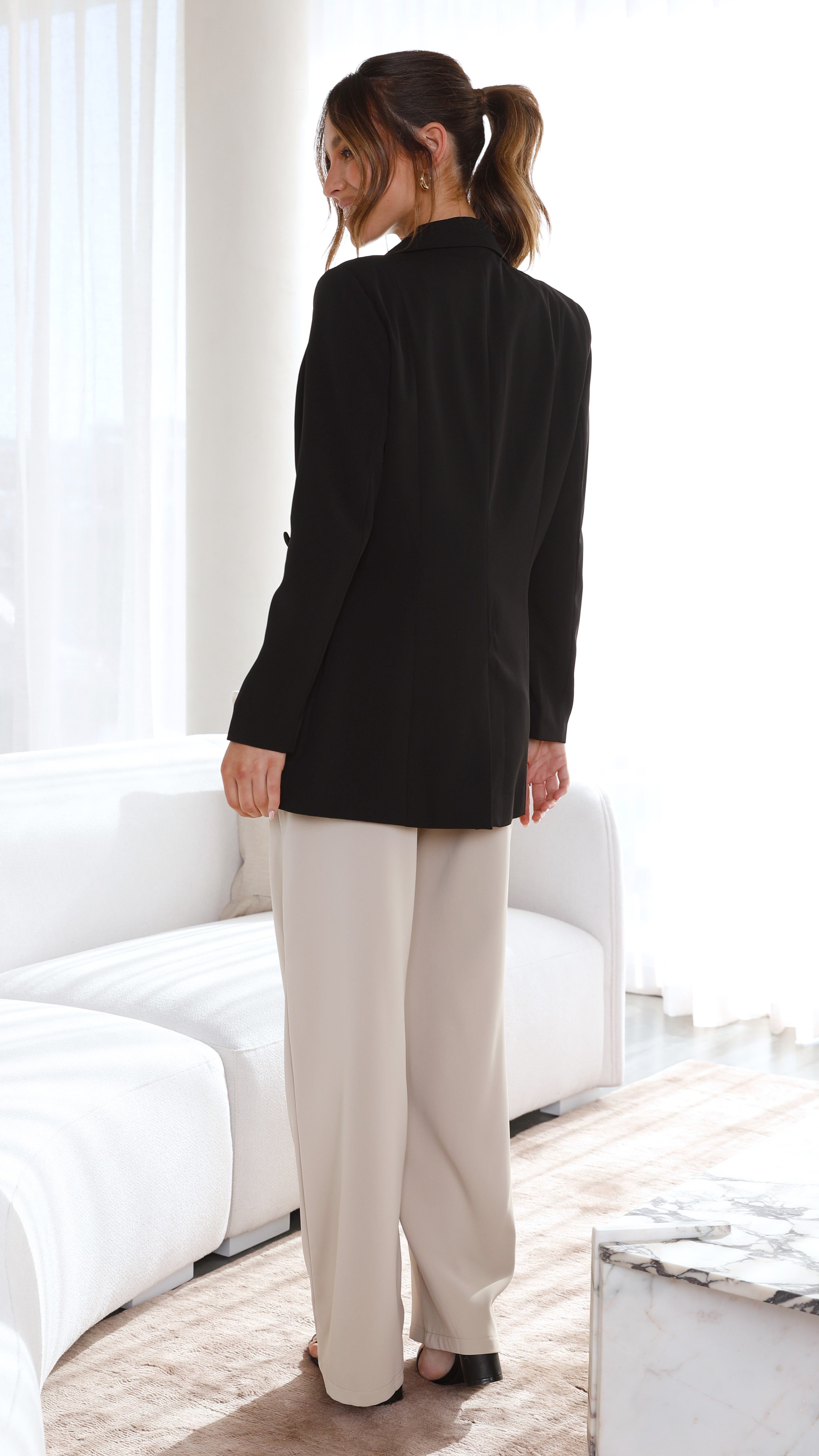 Hada Blazer - Black-Sunshines Bliss