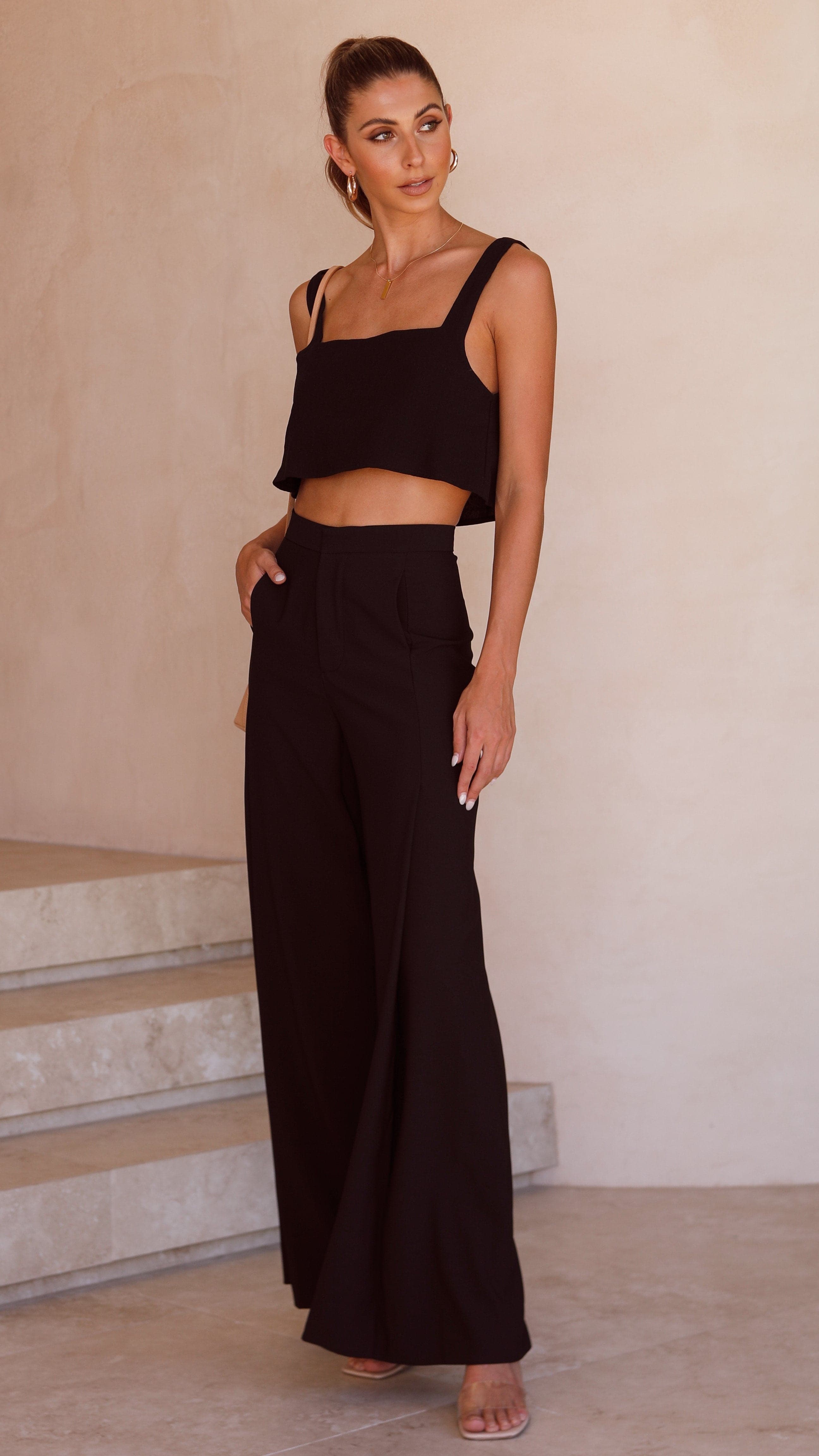 Hampton Pants - Black-Sunshines Bliss