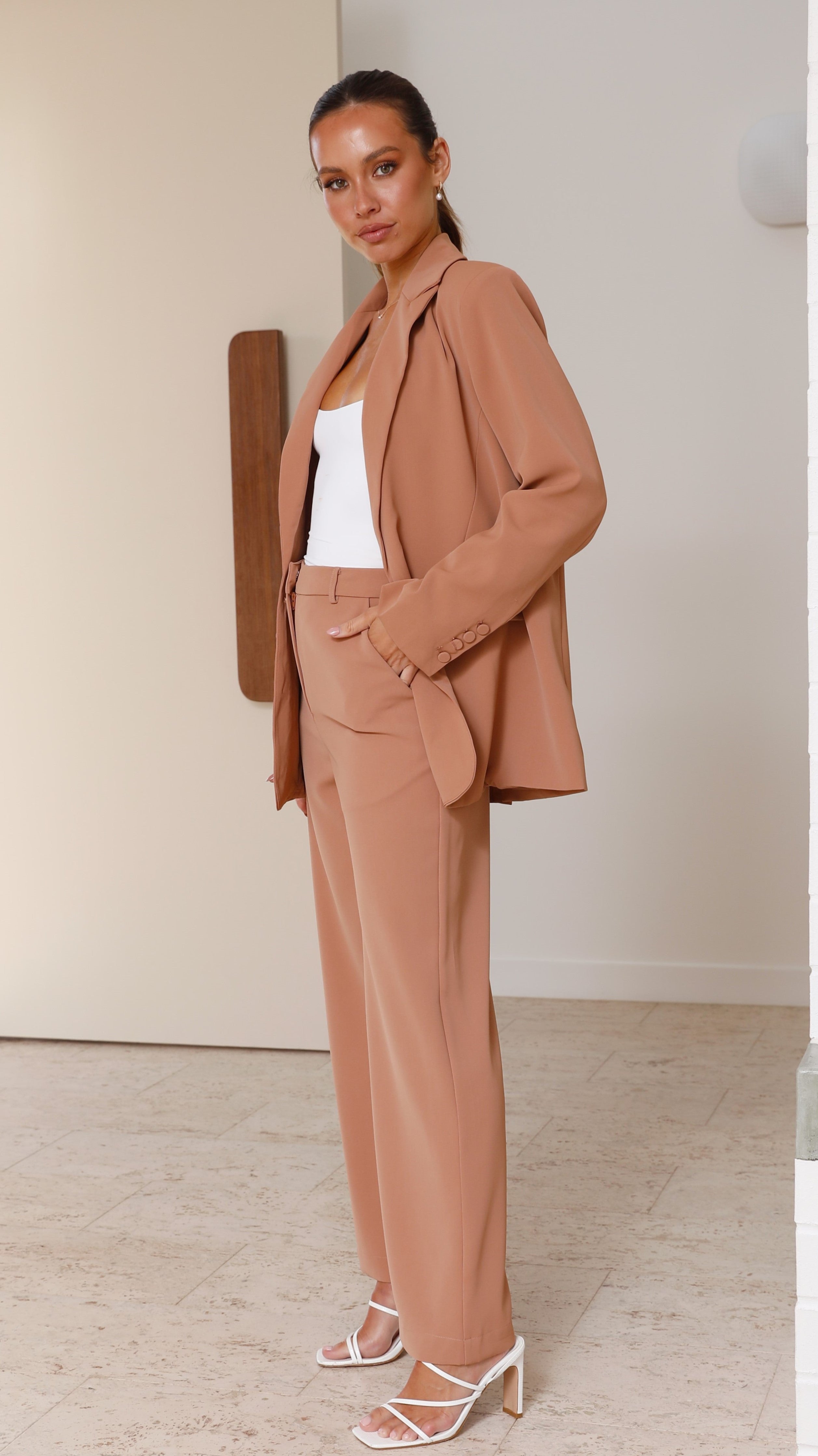 Atelia Jacket - Tan-Sunshines Bliss