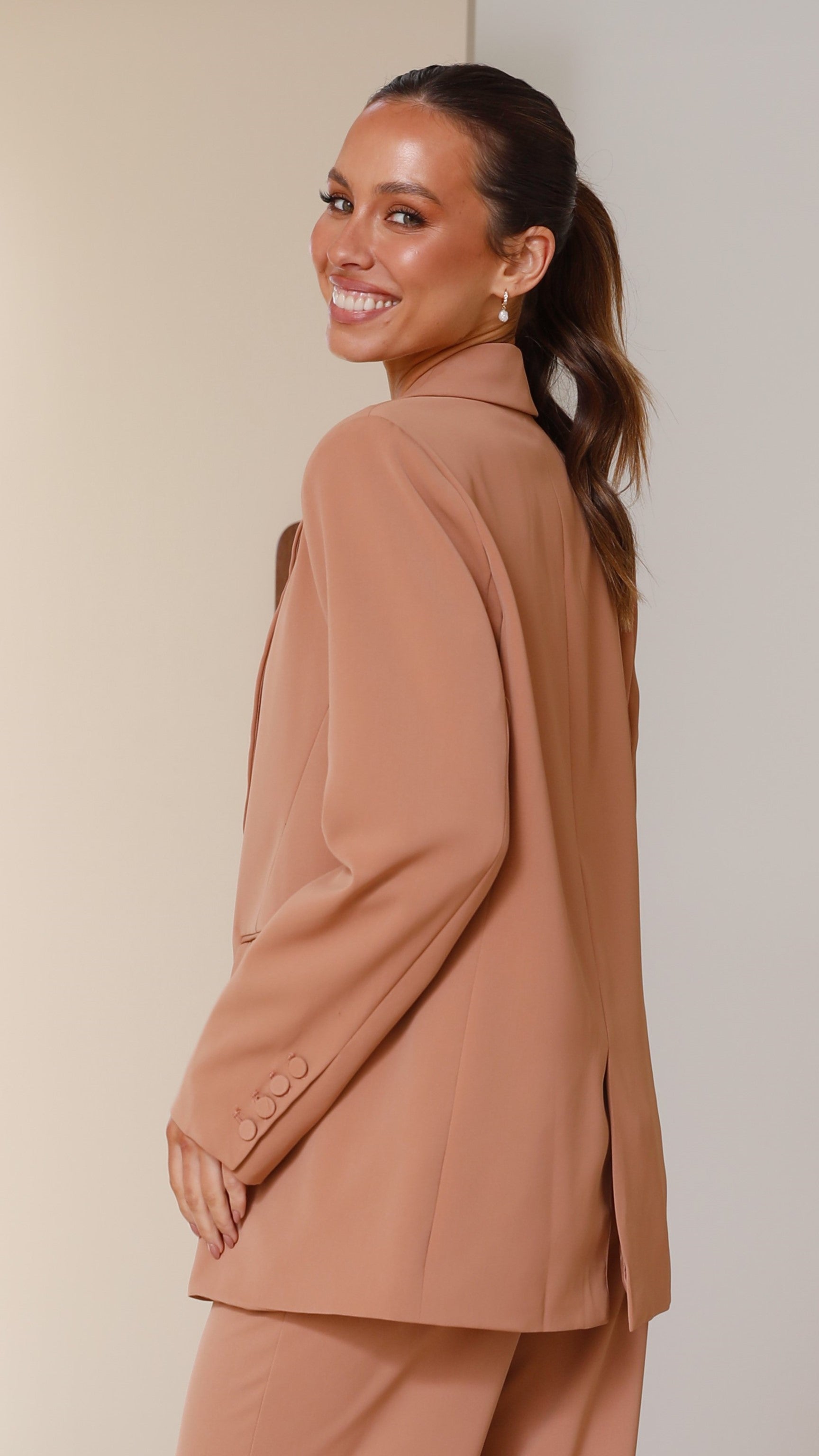 Atelia Jacket - Tan-Sunshines Bliss