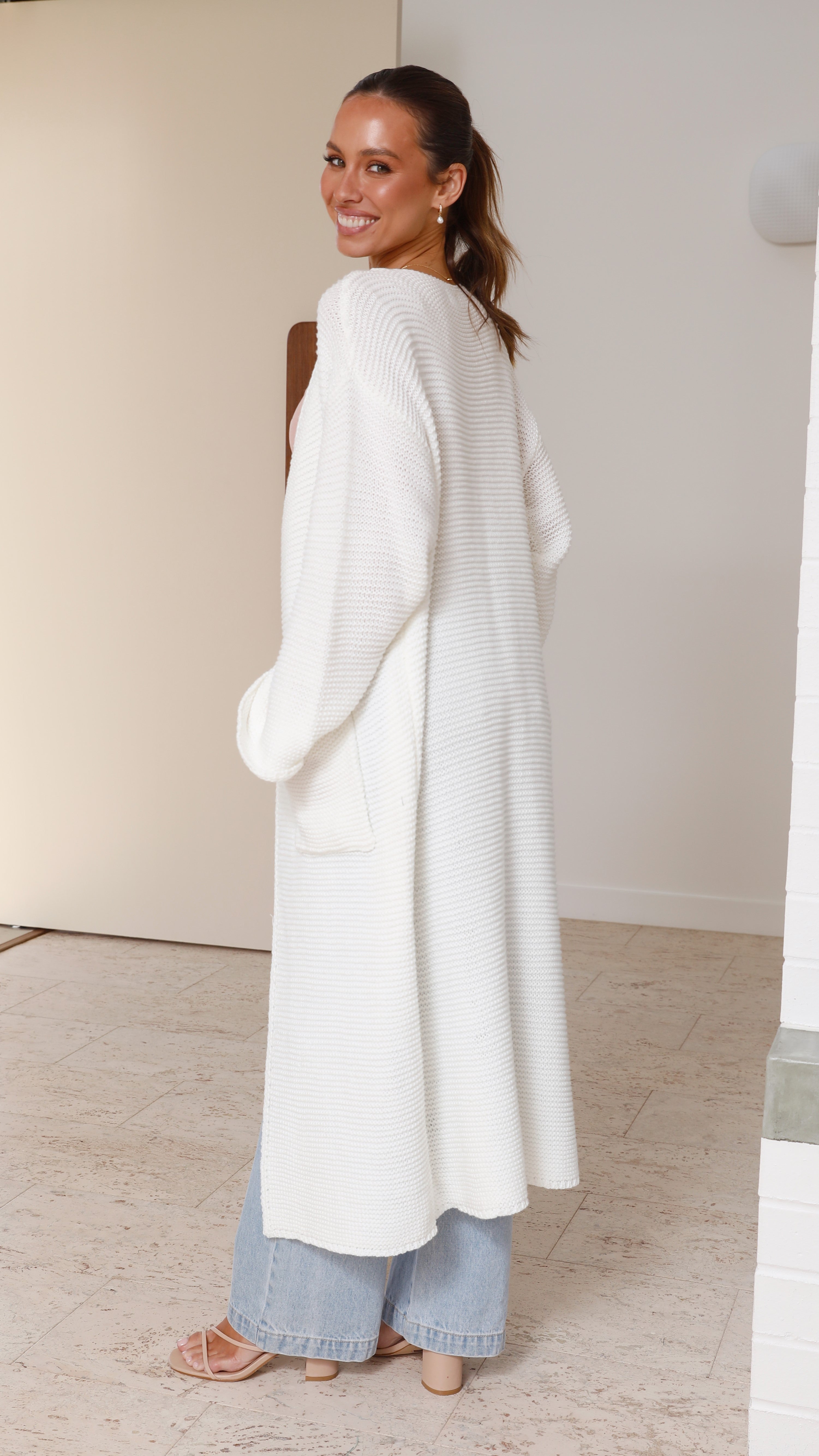 Harriet Knit Cardigan - Cream-Sunshines Bliss