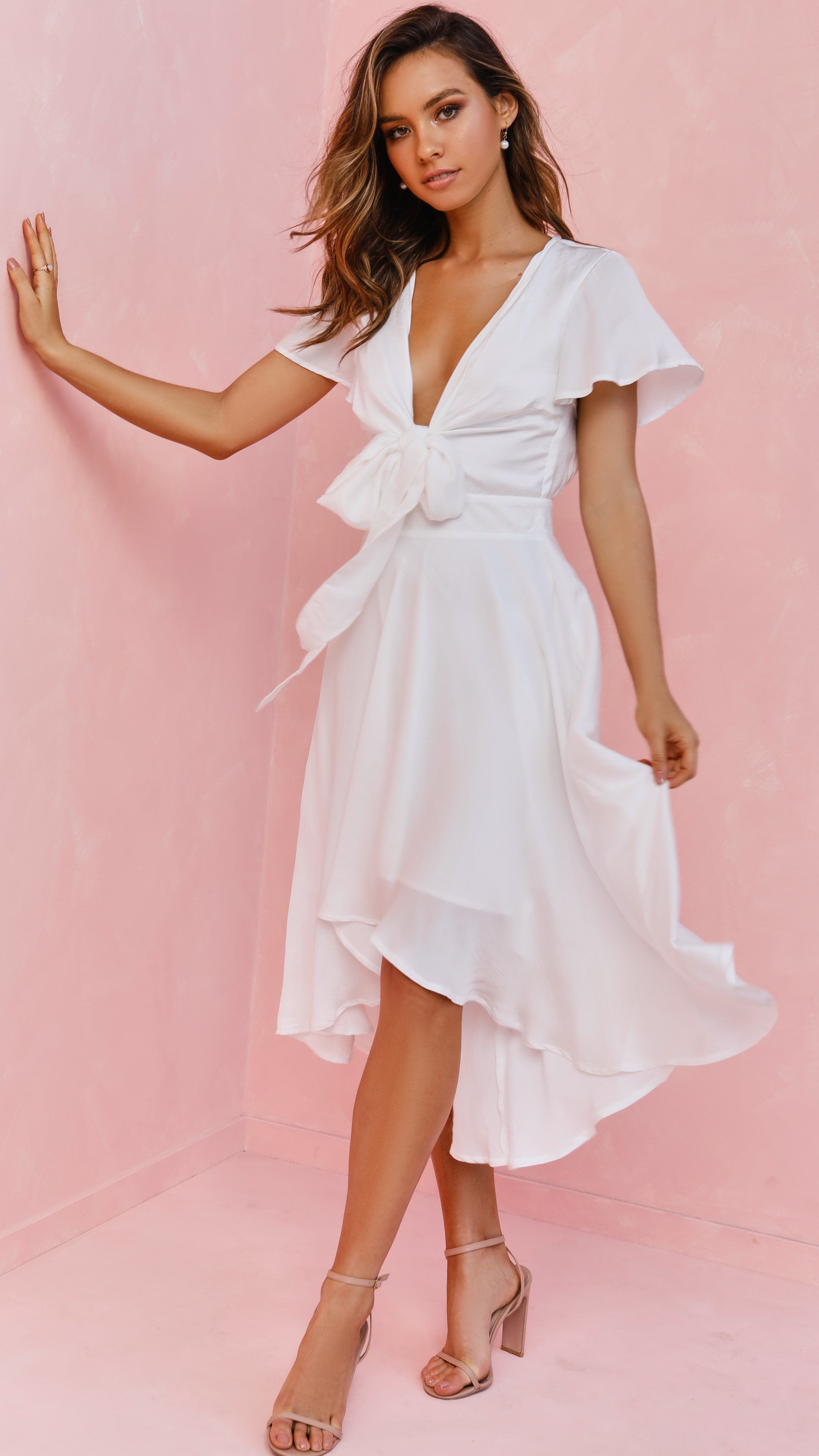 Sunny Daze Dress - White-Sunshines Bliss