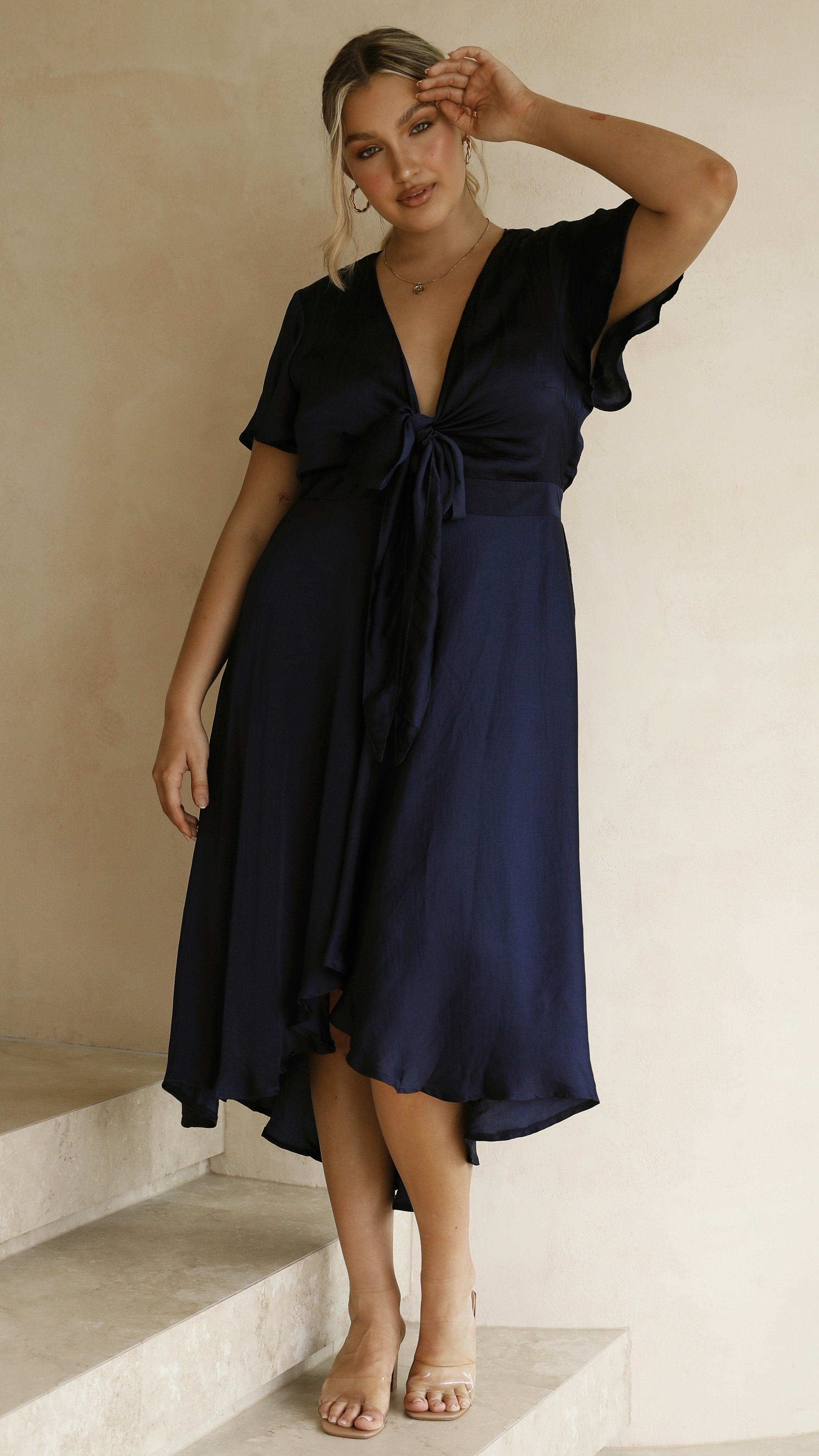 Sunny Daze Dress - Navy-Sunshines Bliss