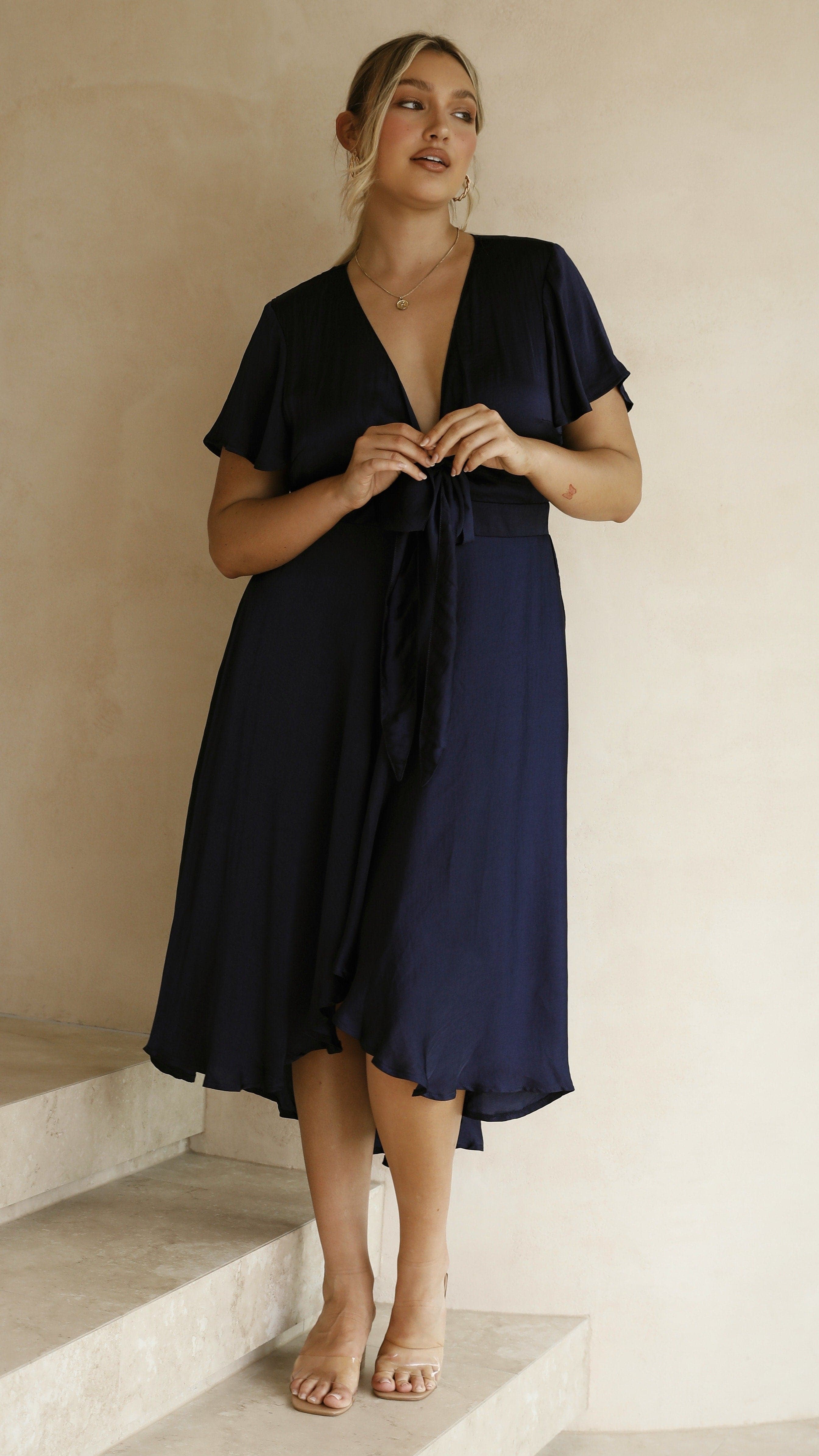 Sunny Daze Dress - Navy-Sunshines Bliss