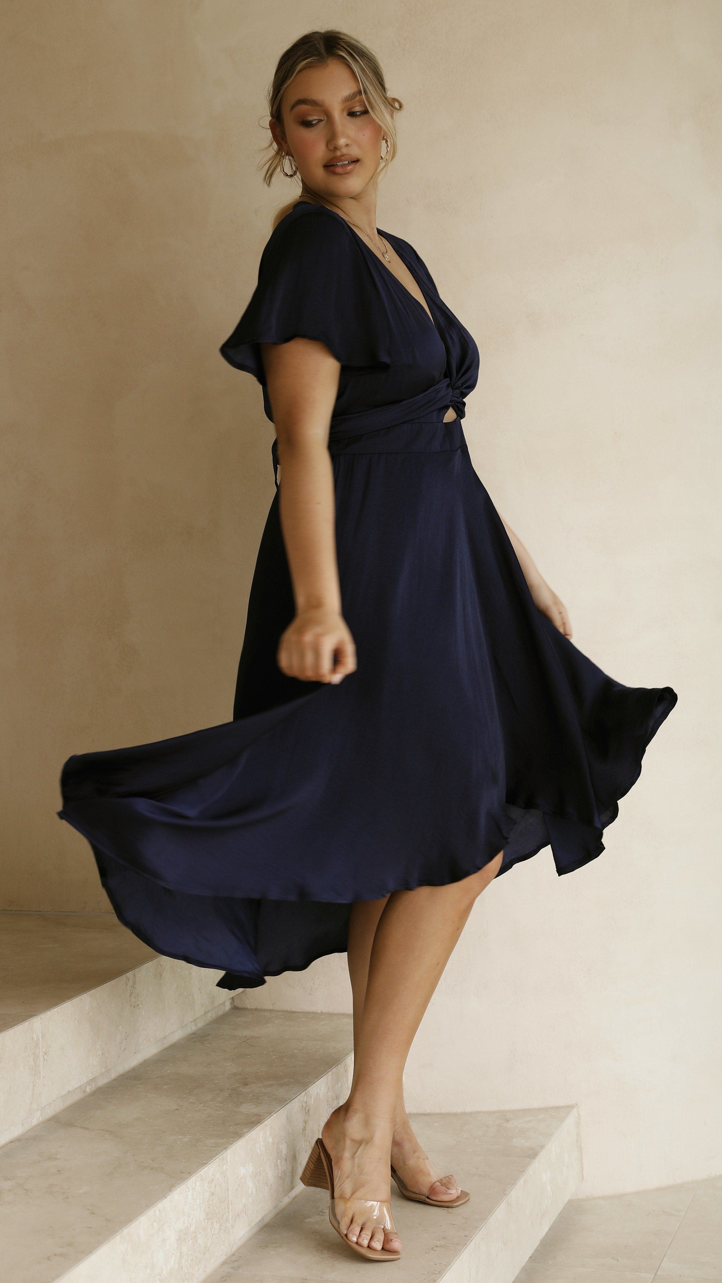 Sunny Daze Dress - Navy-Sunshines Bliss