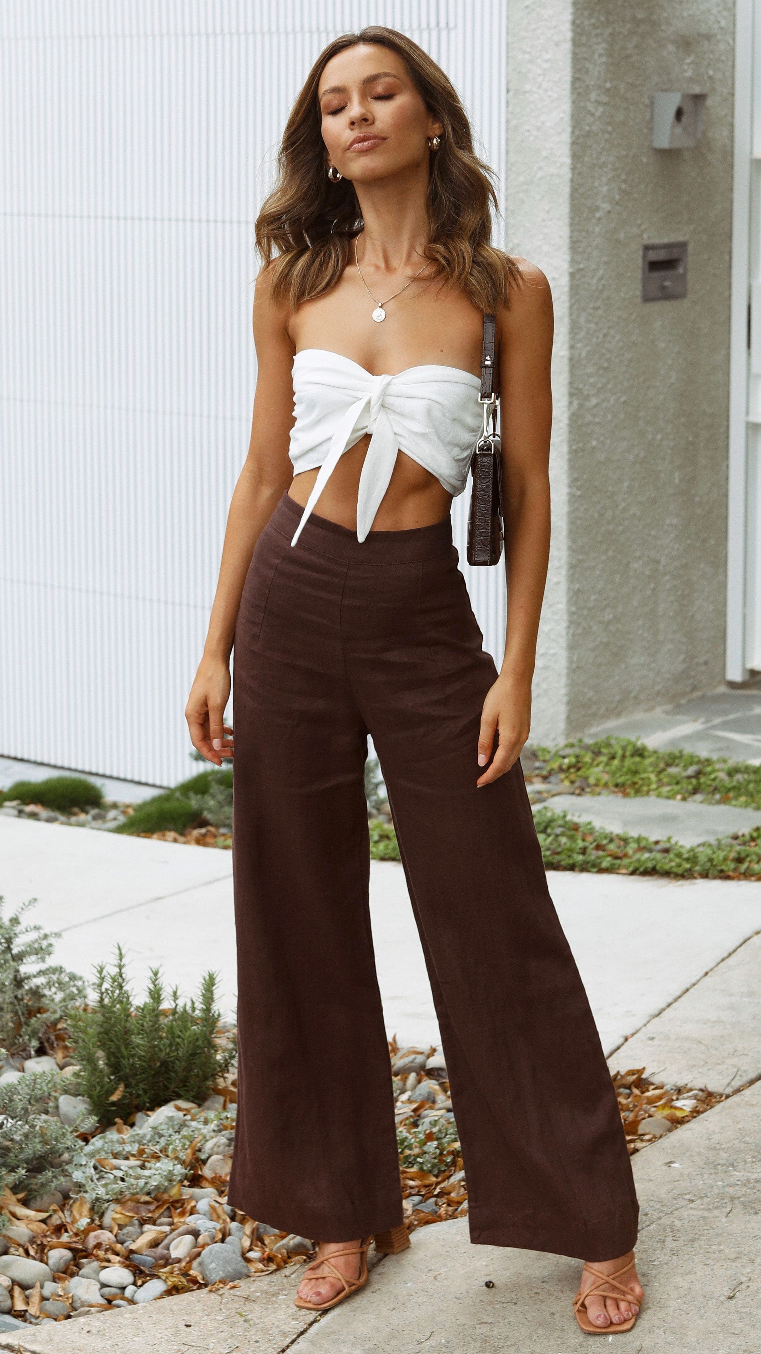 Karah Pants - Chocolate-Sunshines Bliss