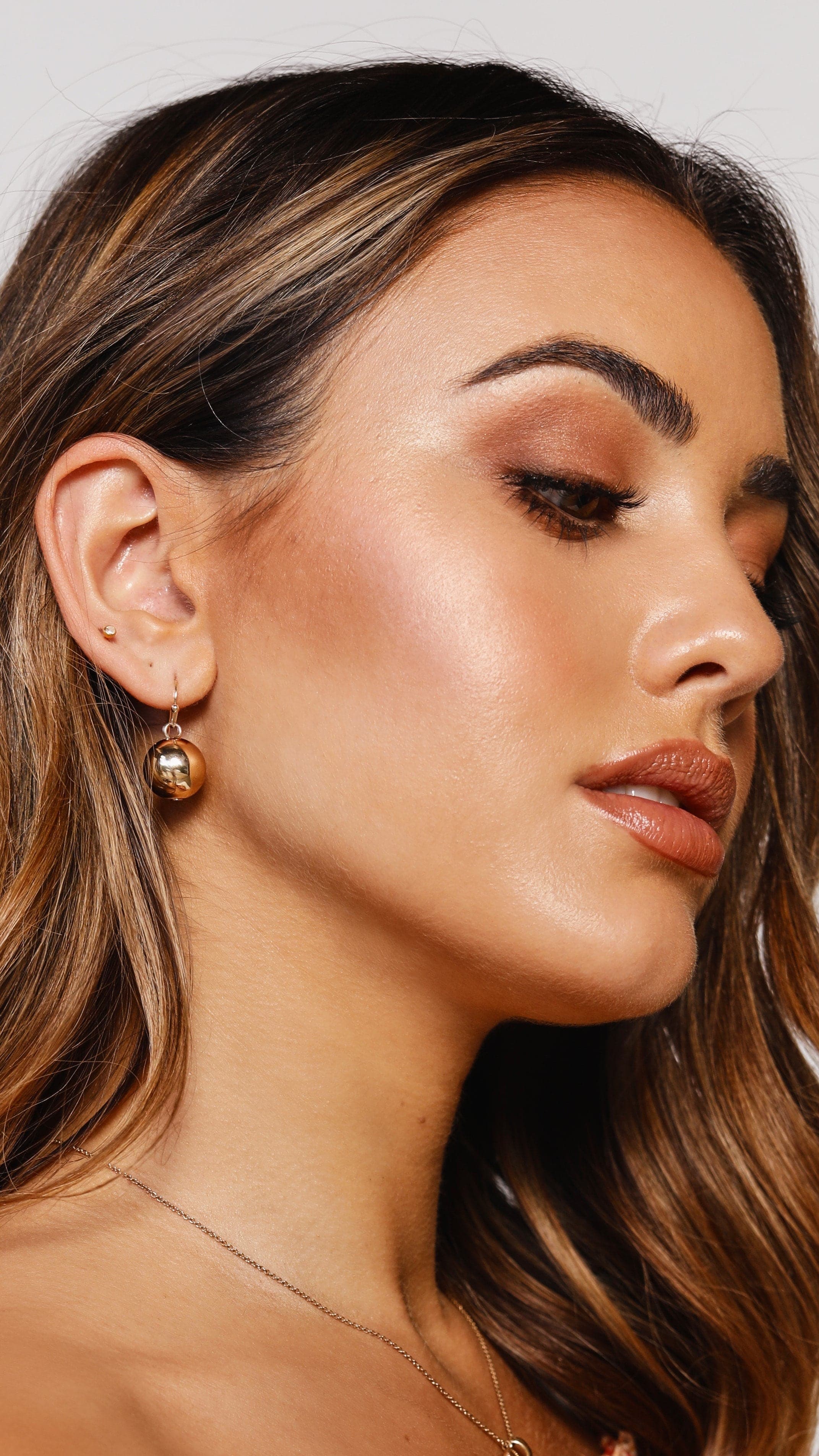 14mm Ball Earrings-Sunshines Bliss