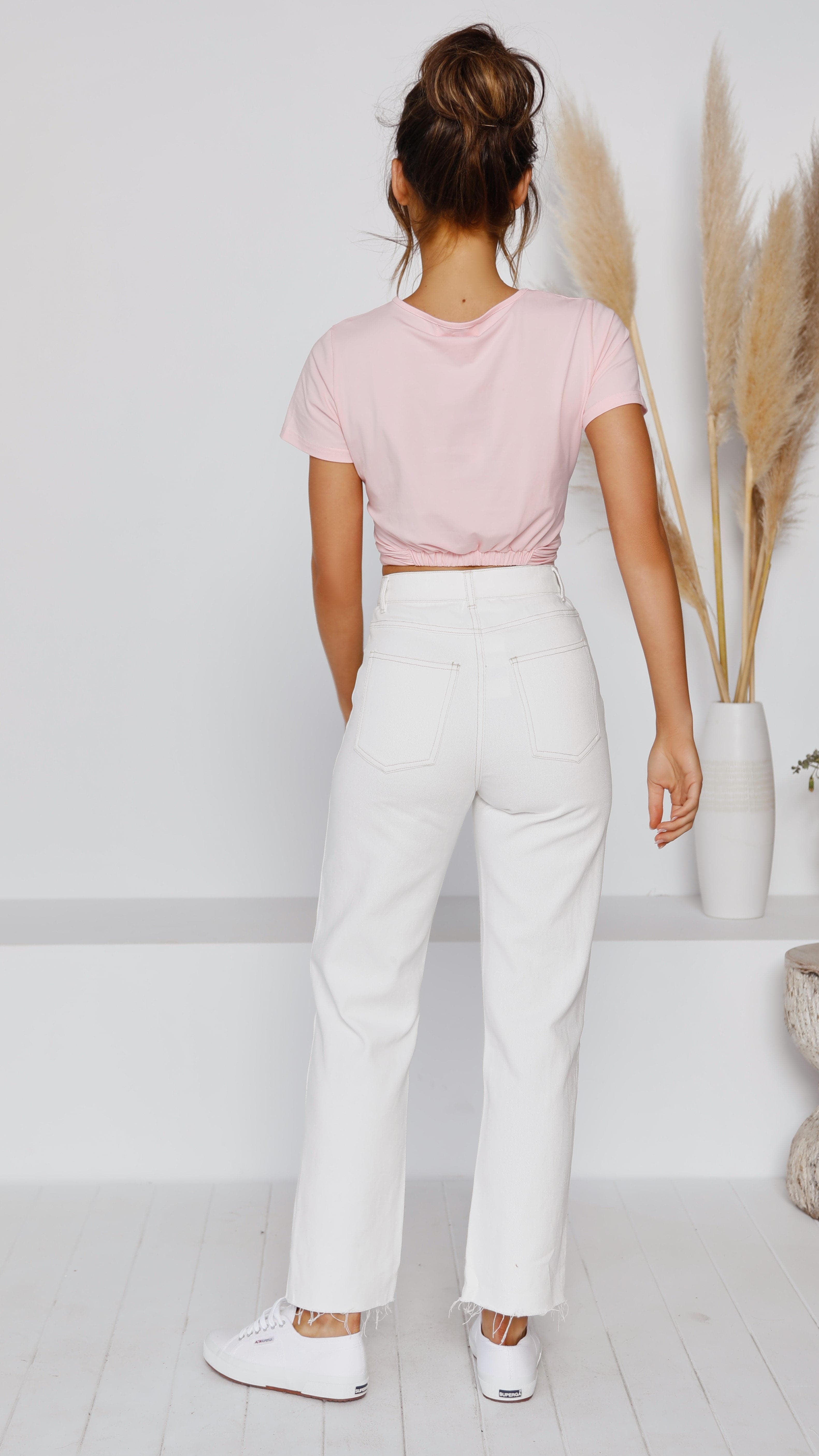 Nadia Jeans - Off White-Sunshines Bliss