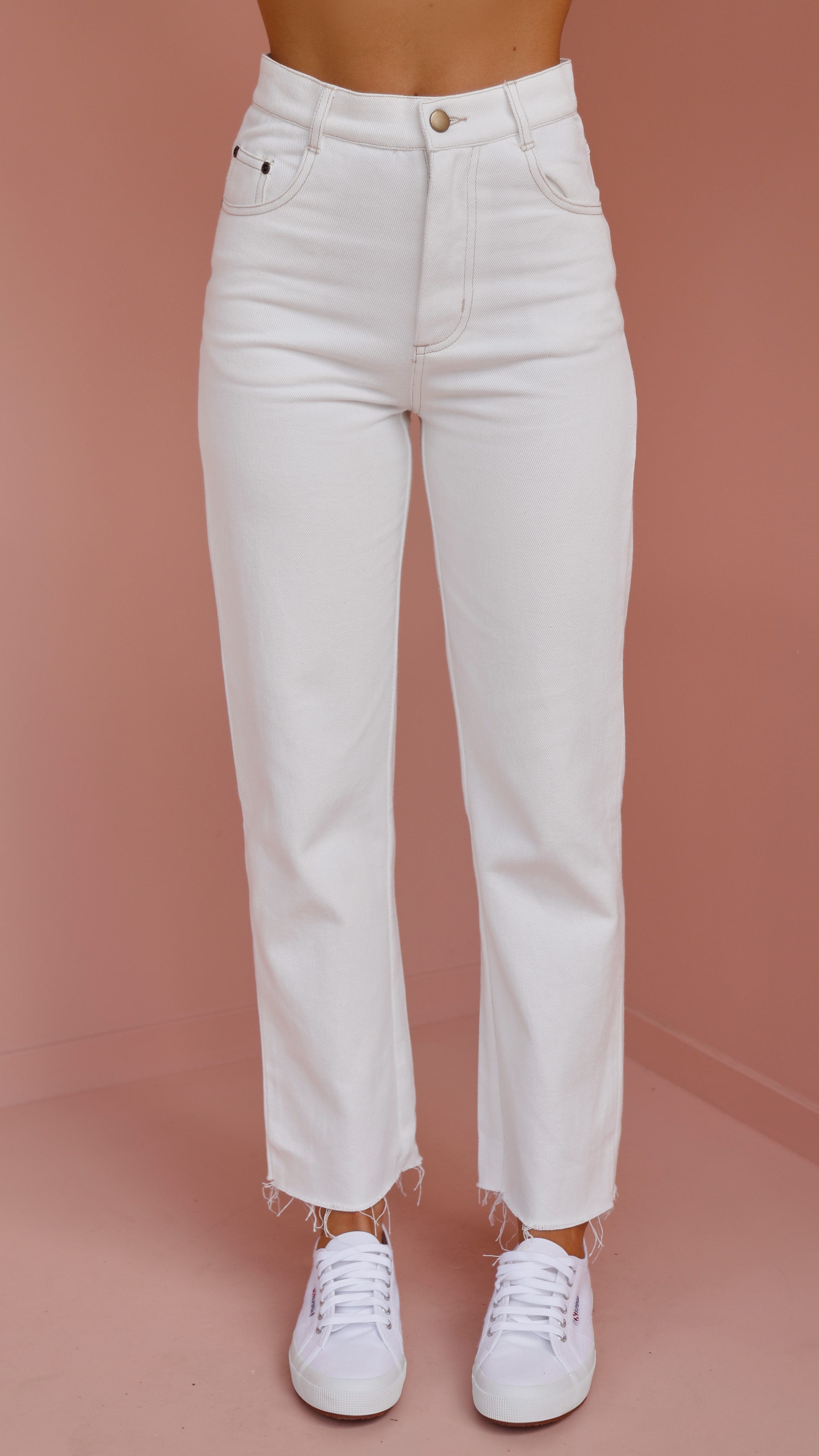 Nadia Jeans - Off White-Sunshines Bliss