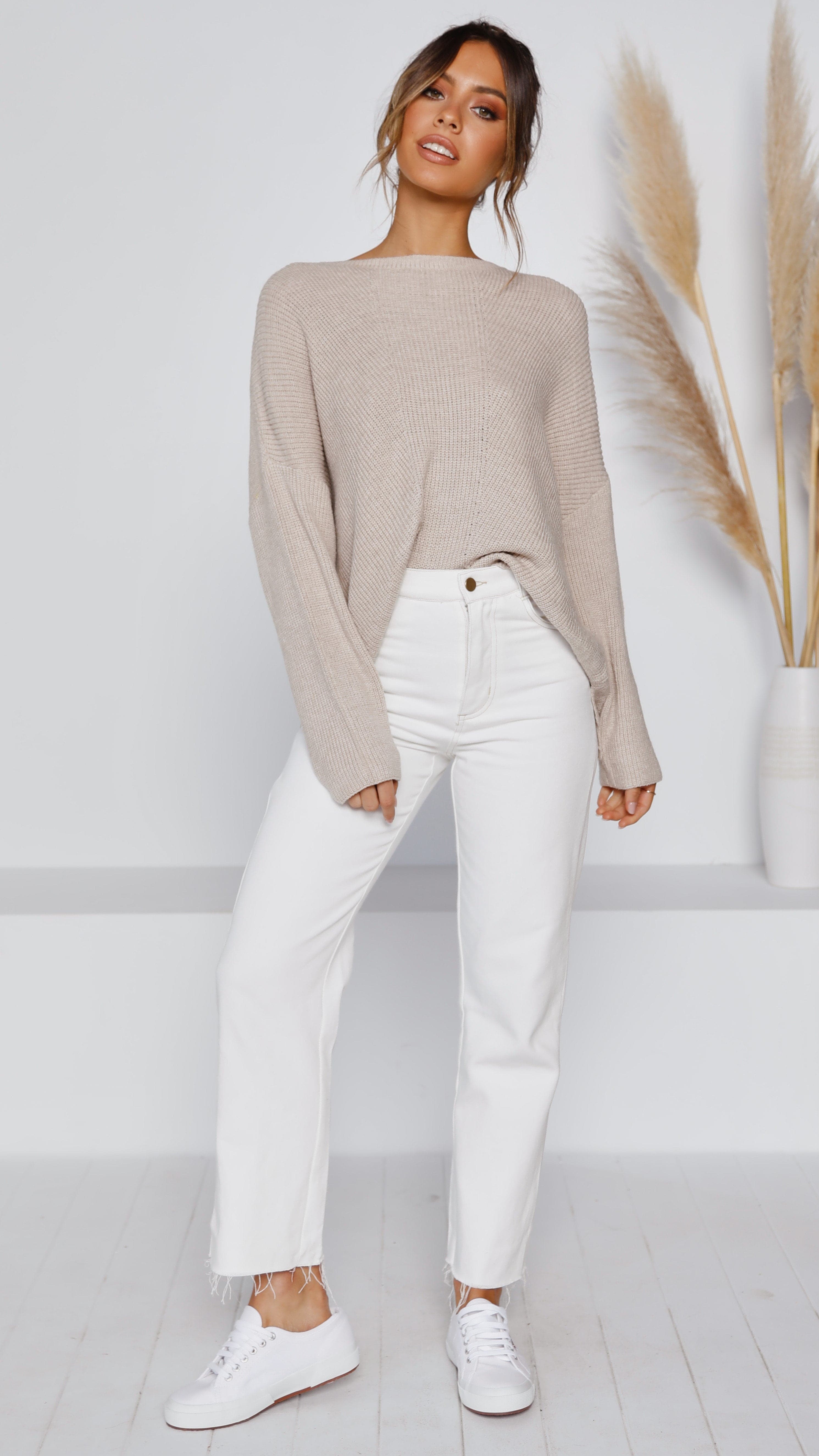 Nadia Jeans - Off White-Sunshines Bliss