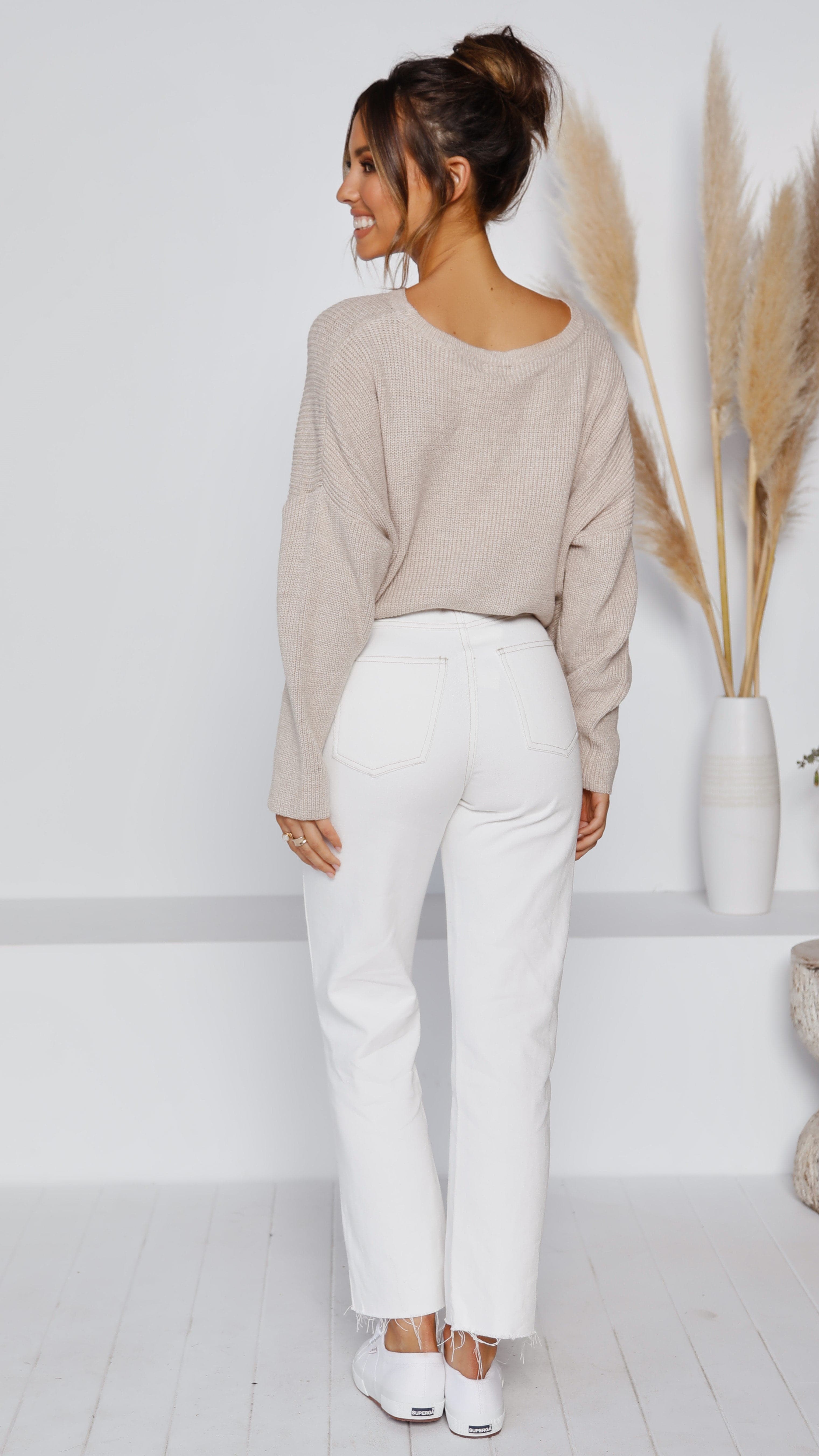 Nadia Jeans - Off White-Sunshines Bliss