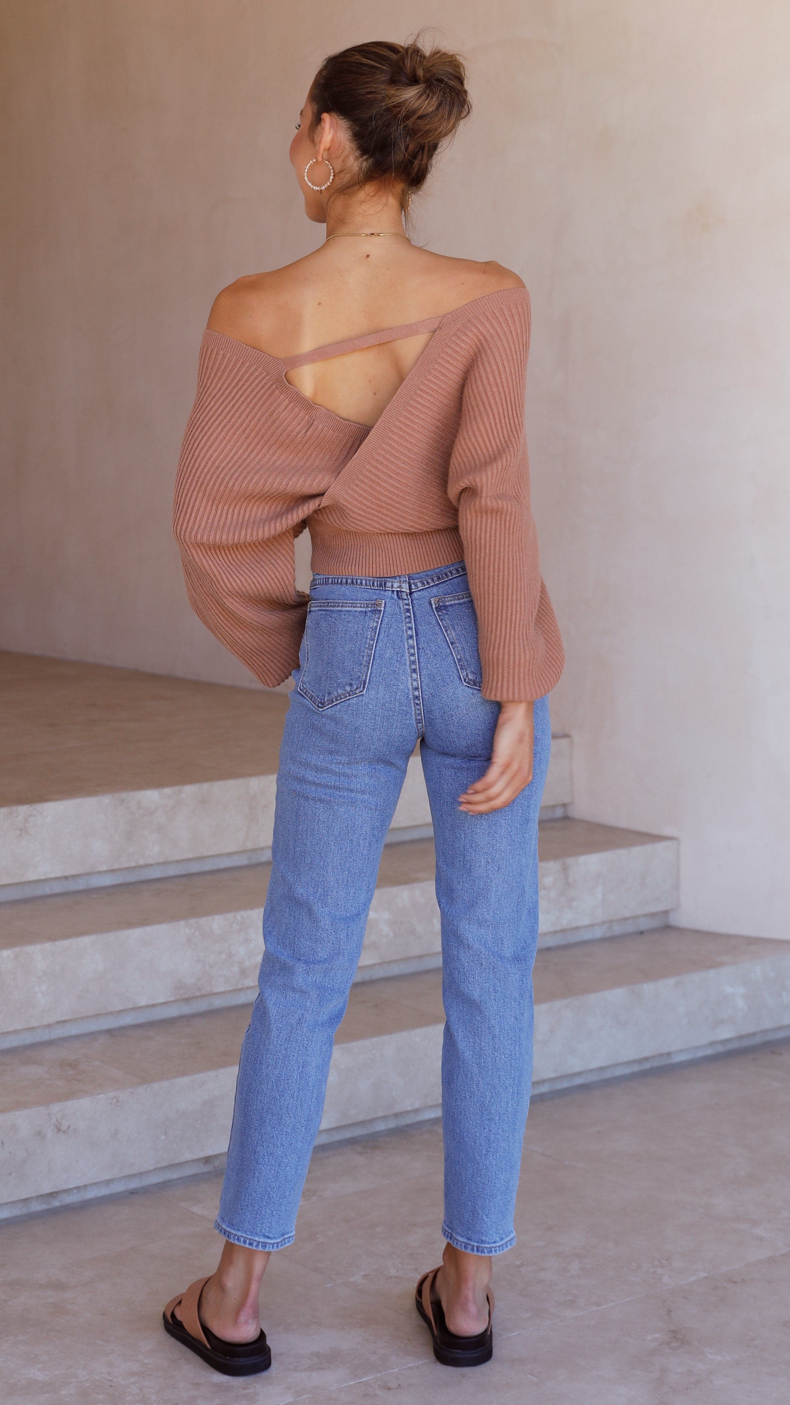 Posse Knit Top - Tan-Sunshines Bliss