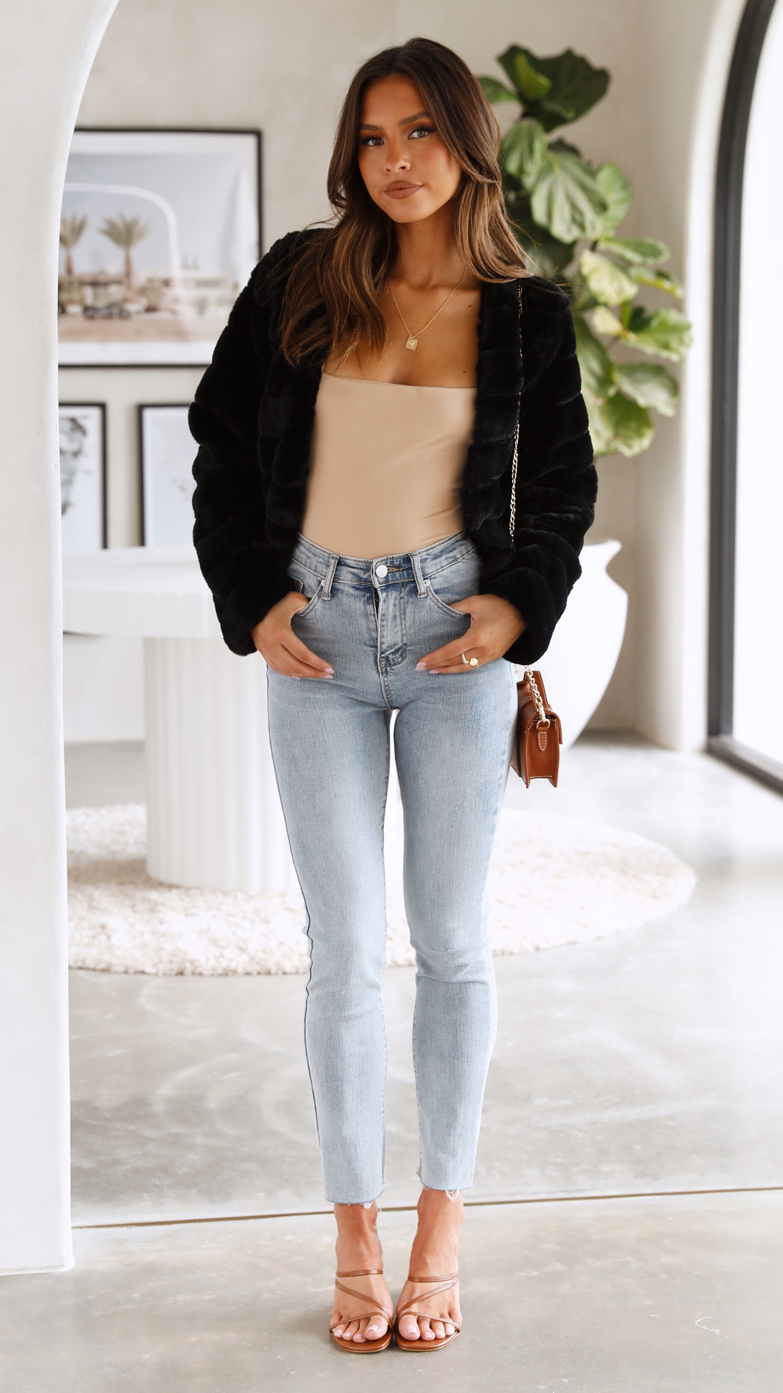 Tully Crop Jacket - Black-Sunshines Bliss