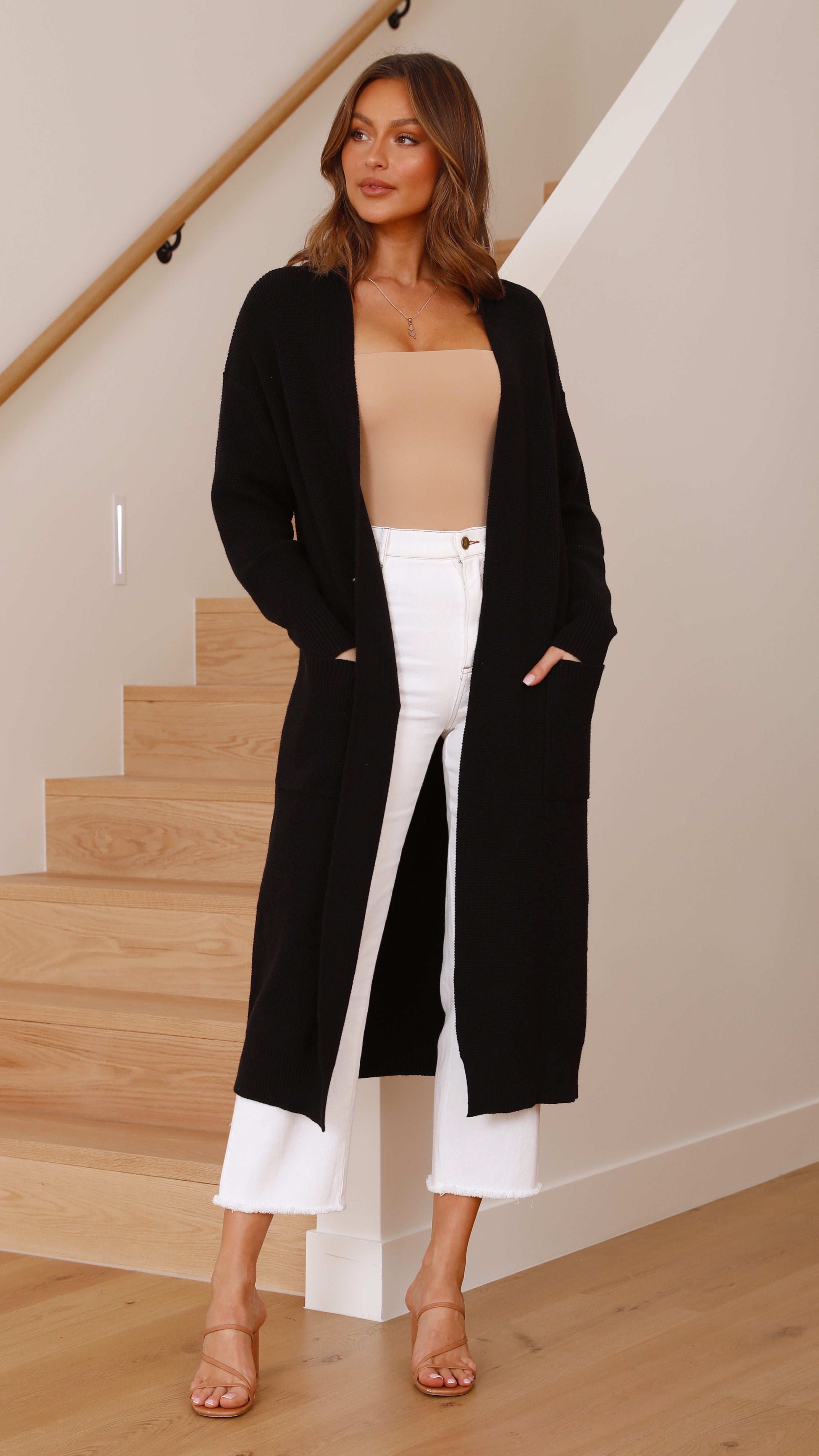 Nadine Cardigan - Black-Sunshines Bliss