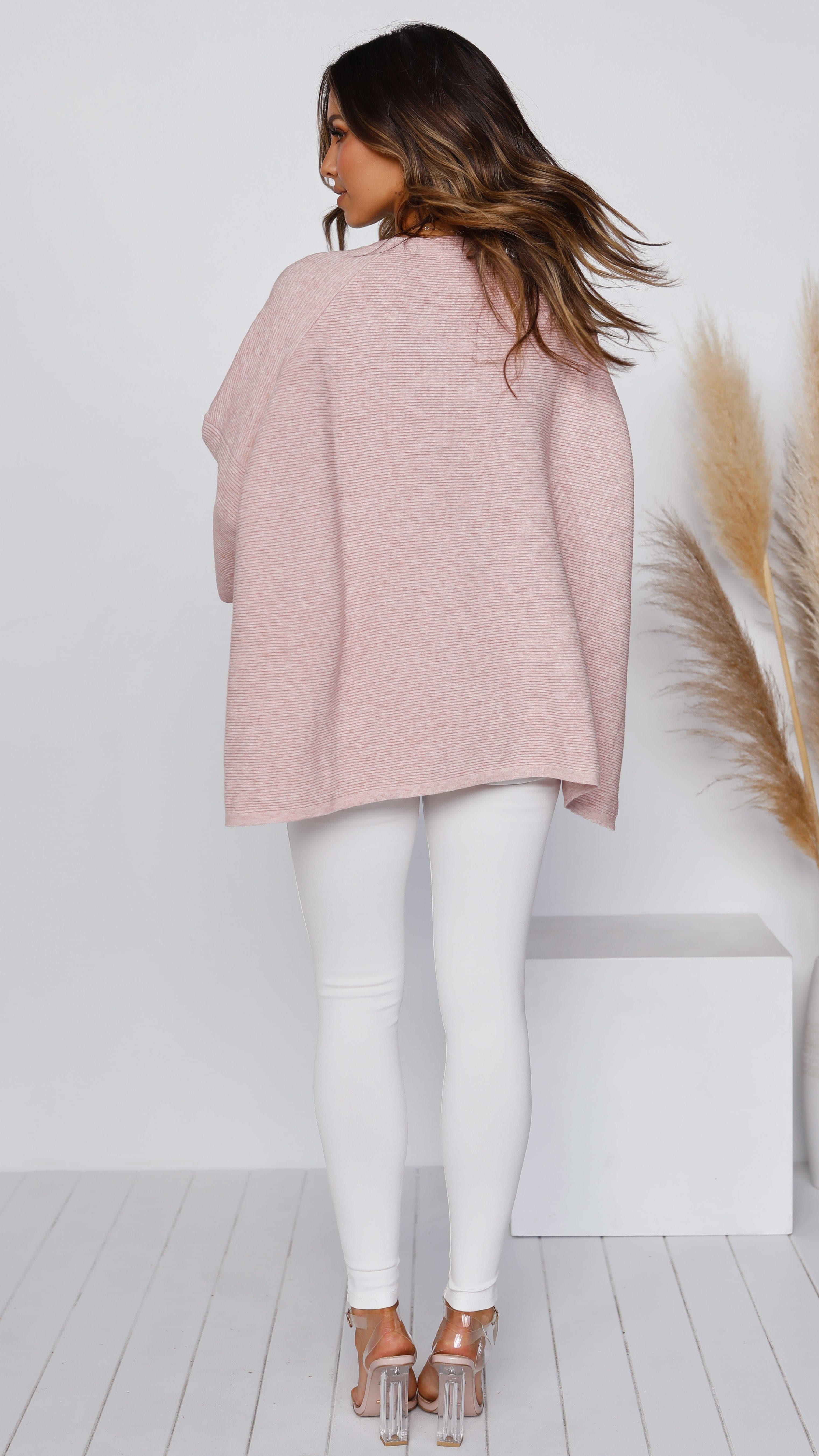 Whispers In the Moment Knit - Blush-Sunshines Bliss