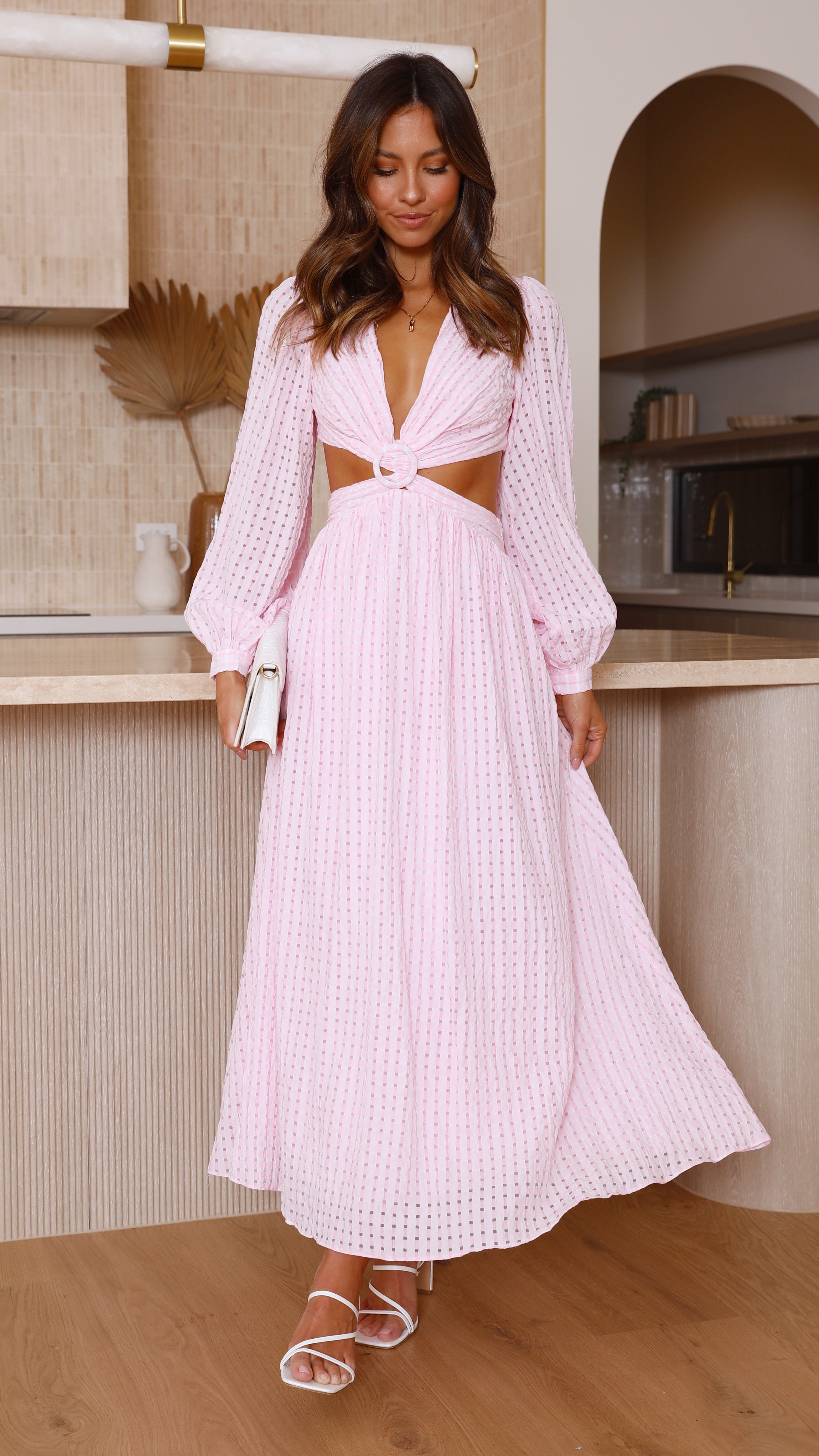 Bohdi Maxi Dress - Pink-Sunshines Bliss