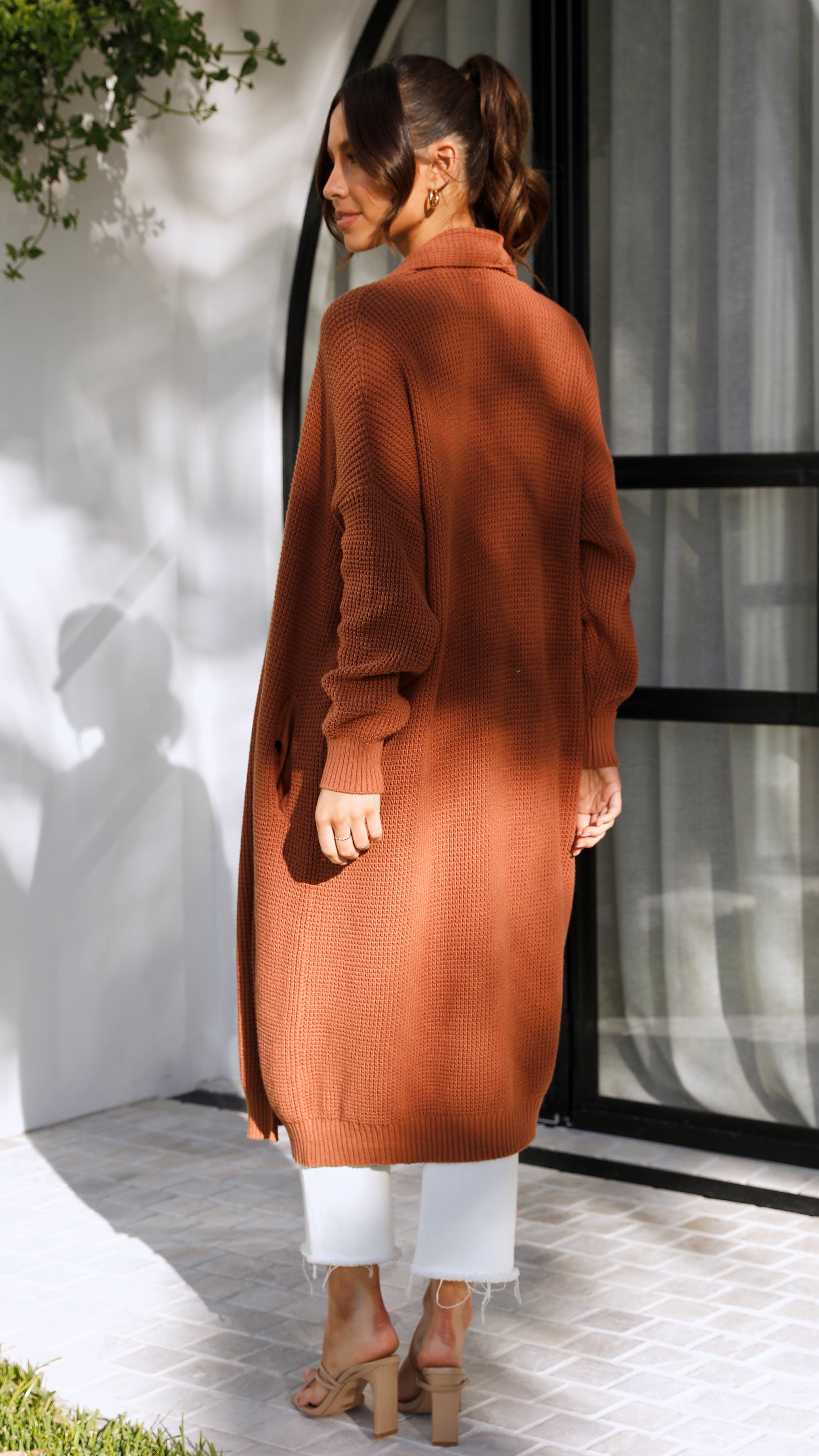 Hannah Cardigan - Rust-Sunshines Bliss