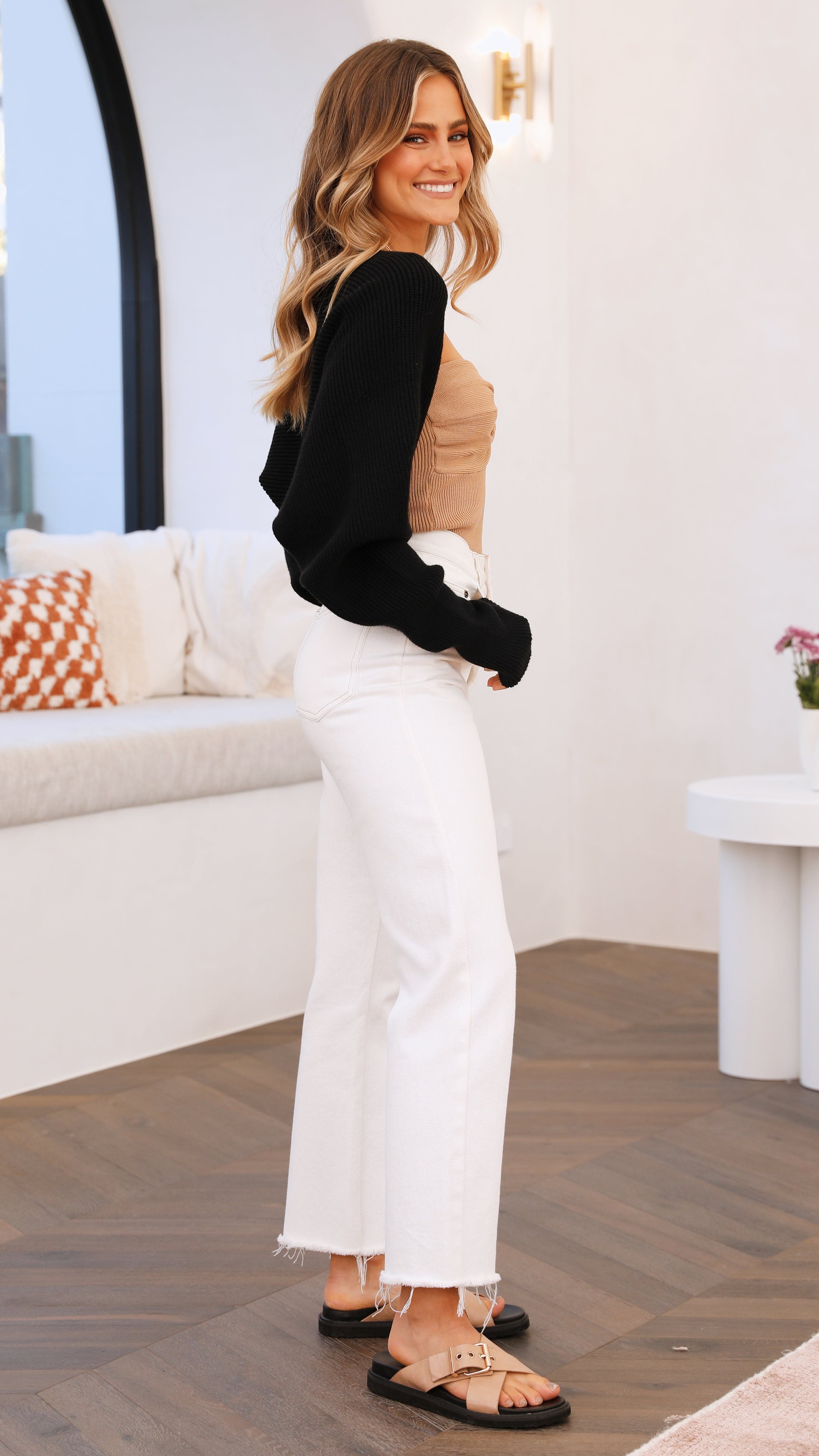 Vivien Bolero Knit - Black-Sunshines Bliss