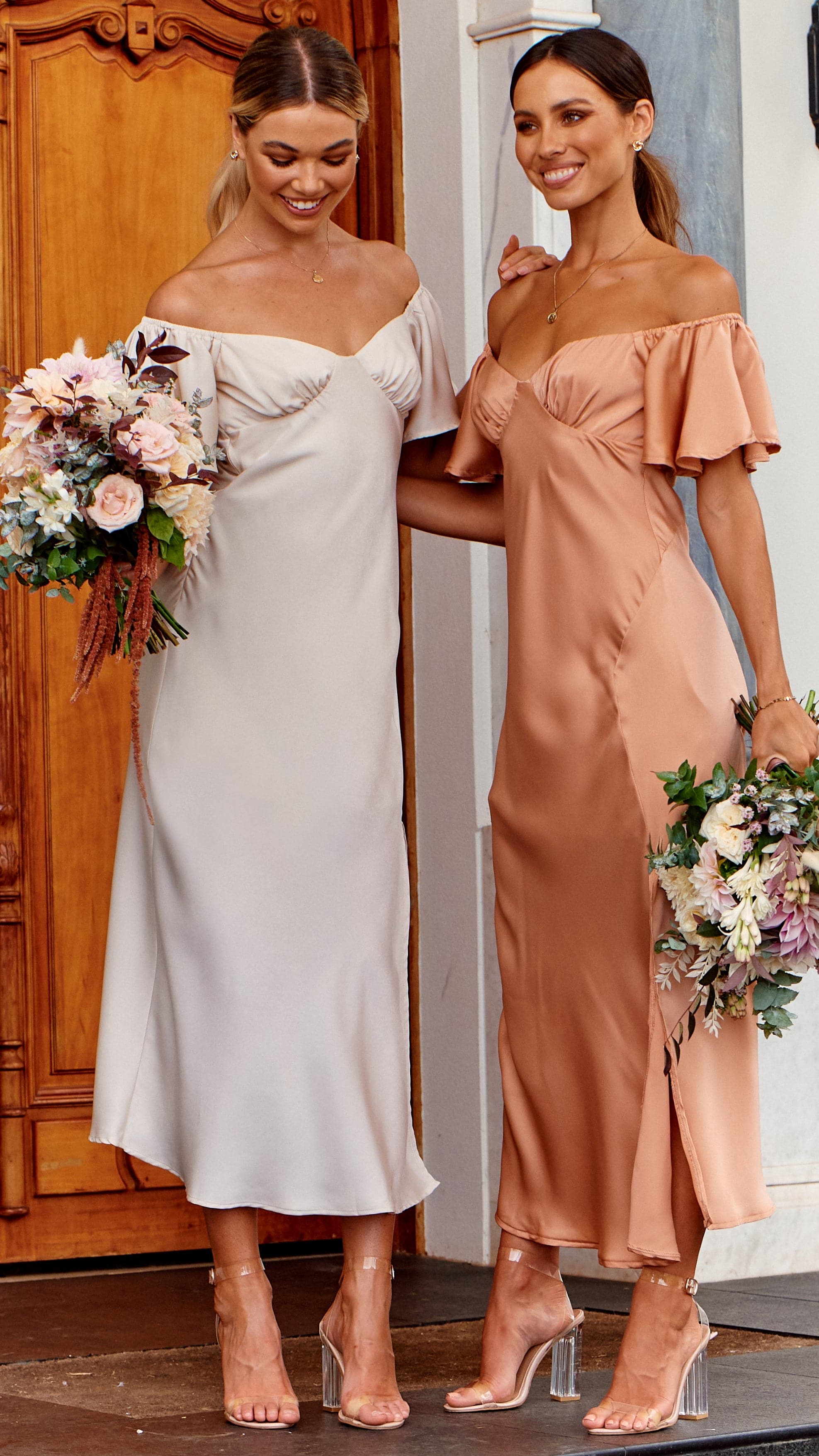 Louisa Midi Dress - Ivory-Sunshines Bliss