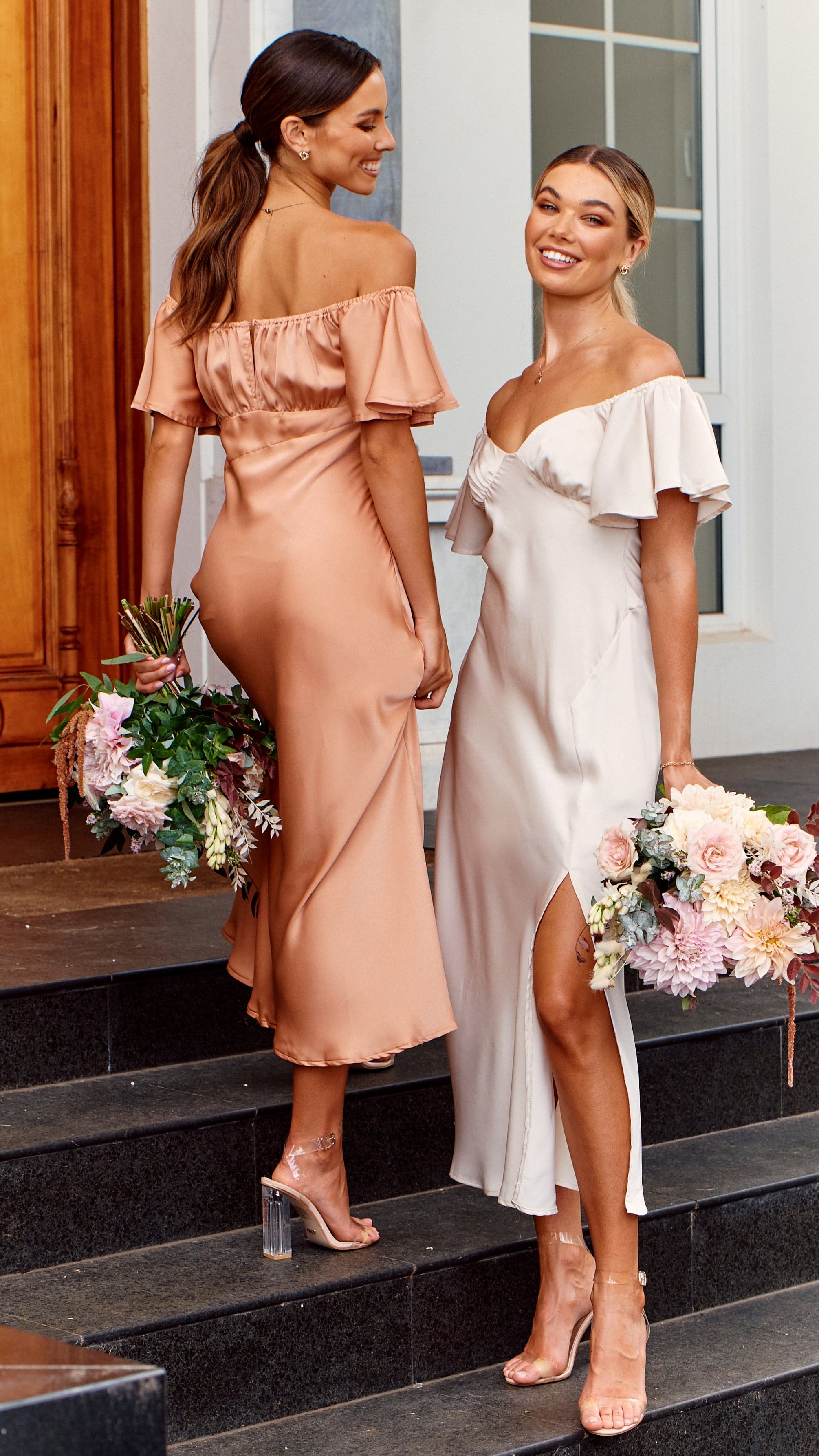 Louisa Midi Dress - Ivory-Sunshines Bliss