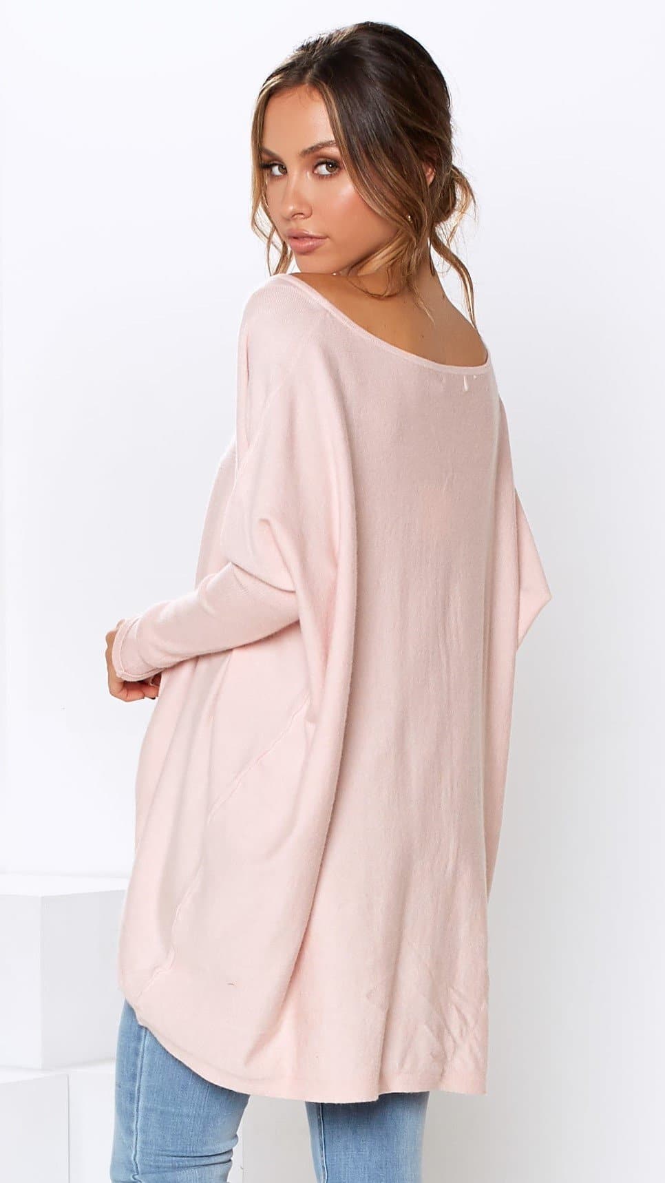 Amalia Knit Top - Blush-Sunshines Bliss