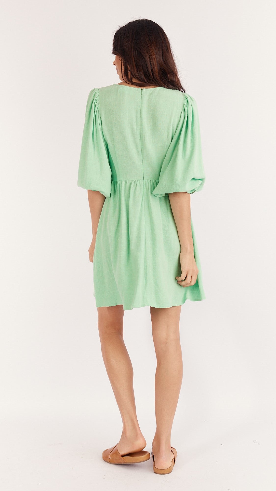 Tova Mini Dress - Seafoam Green-Sunshines Bliss