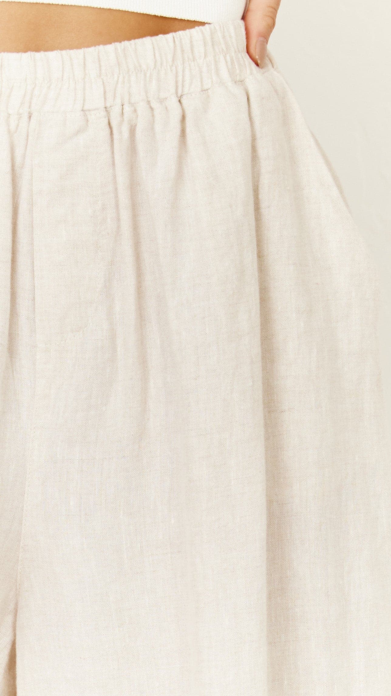 Oceana Pants - Natural-Sunshines Bliss