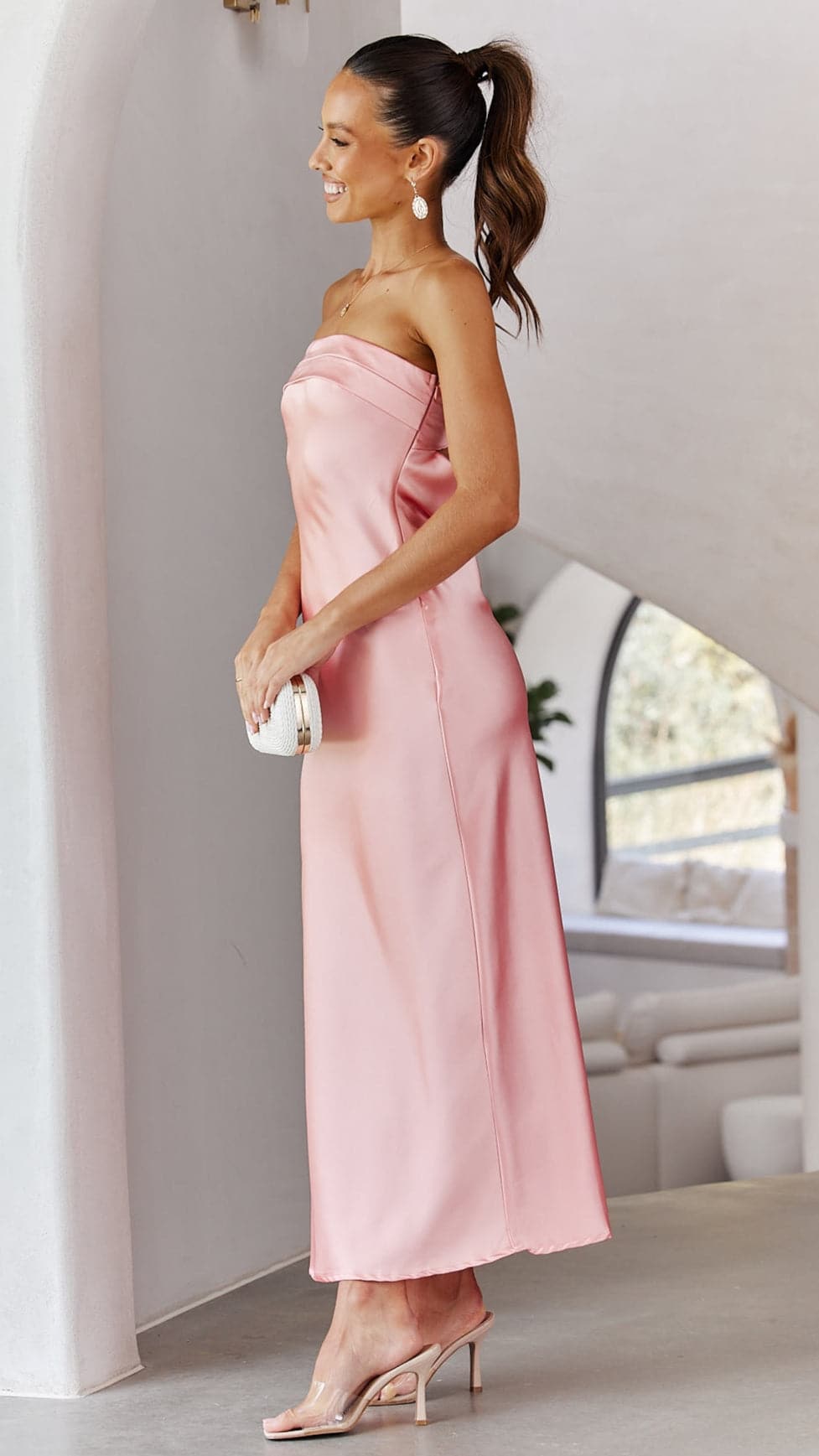 Miya Maxi Dress - Pink-Sunshines Bliss