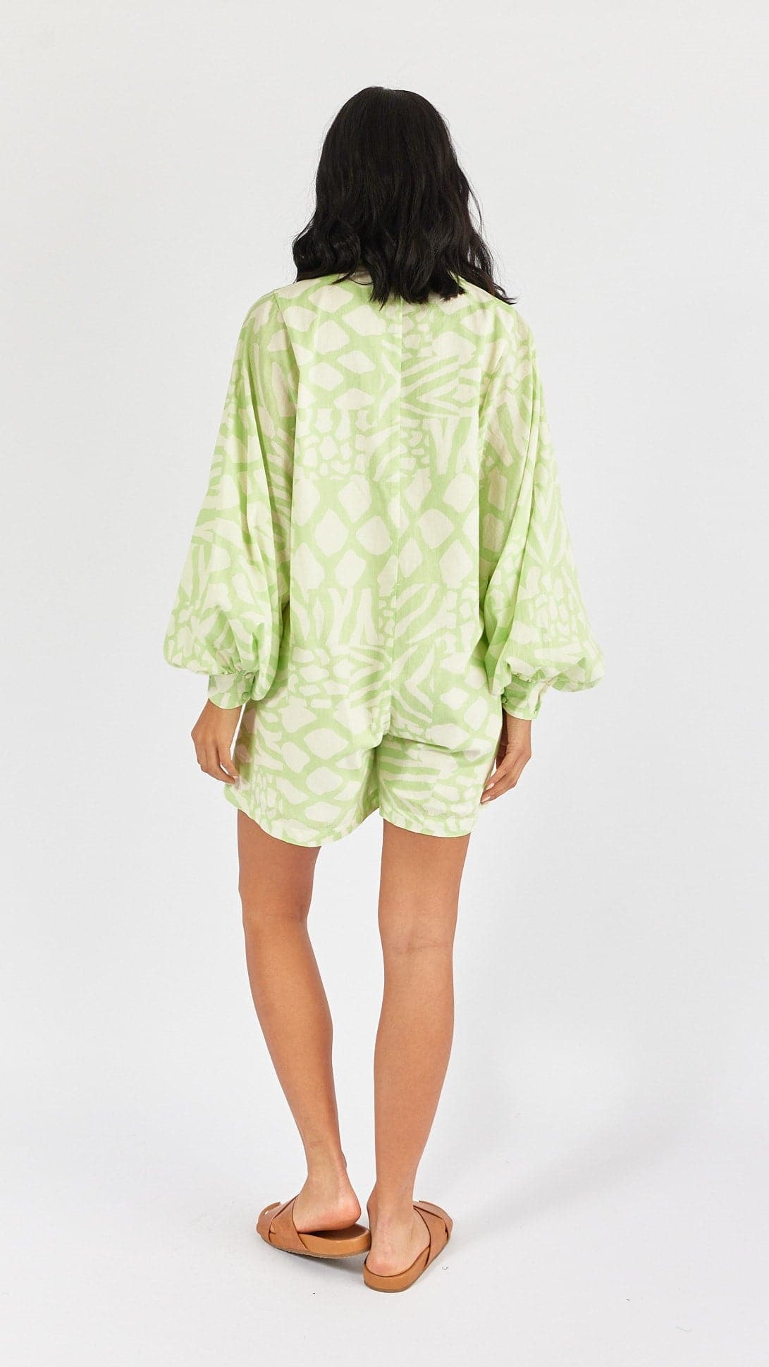 Olga Romper - Isadora Print-Sunshines Bliss