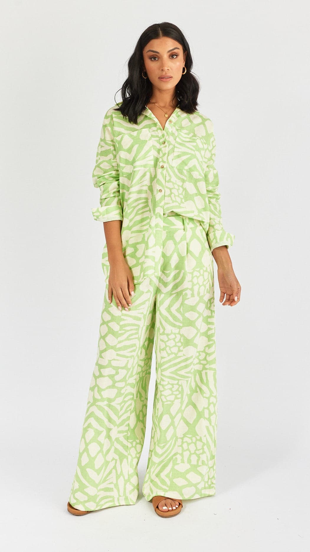 Lia Pants - Isadora Print-Sunshines Bliss