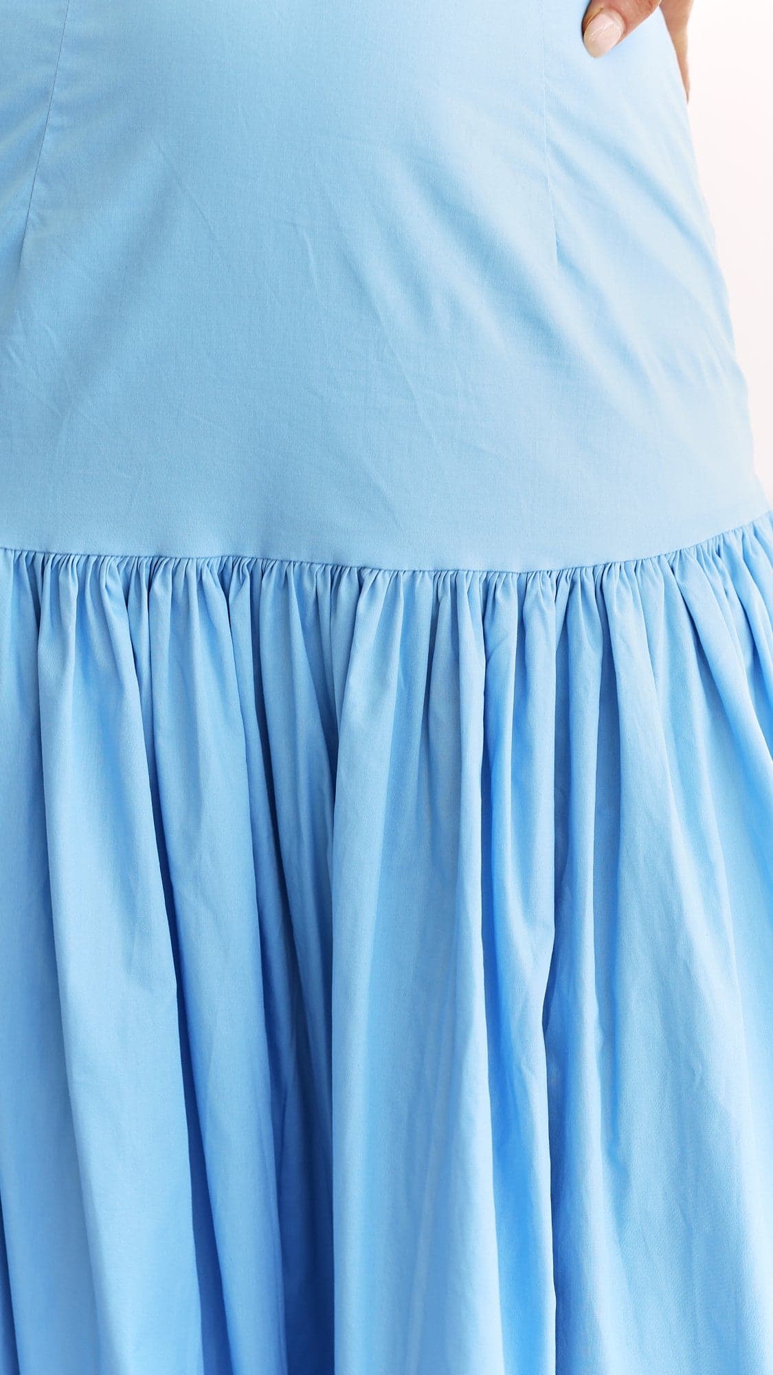 Ayla Maxi Skirt - Periwinkle Blue-Sunshines Bliss