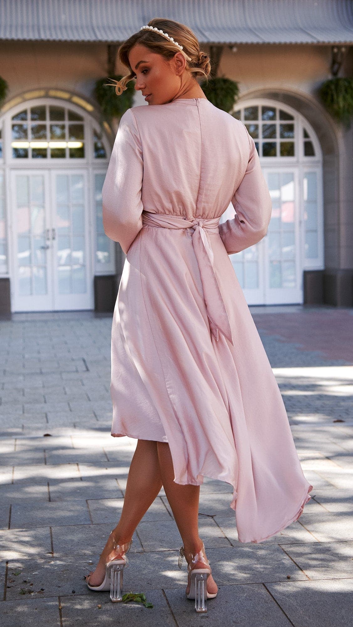 Starry Nights Dress - Blush-Sunshines Bliss
