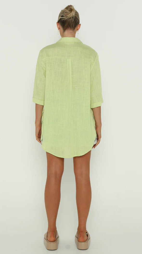 Lottie Shirt - Lime-Sunshines Bliss