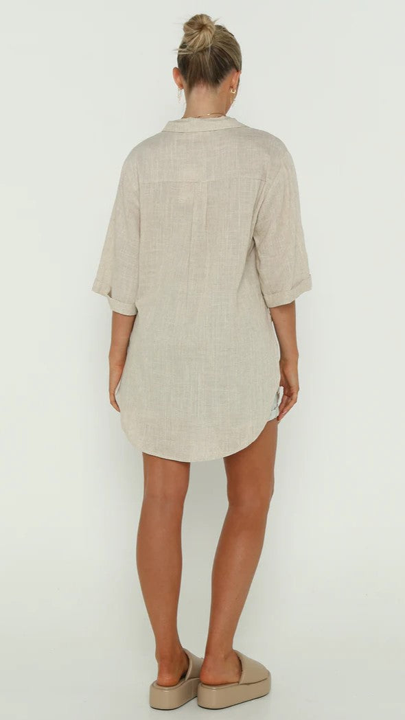 Lottie Shirt - Sand-Sunshines Bliss