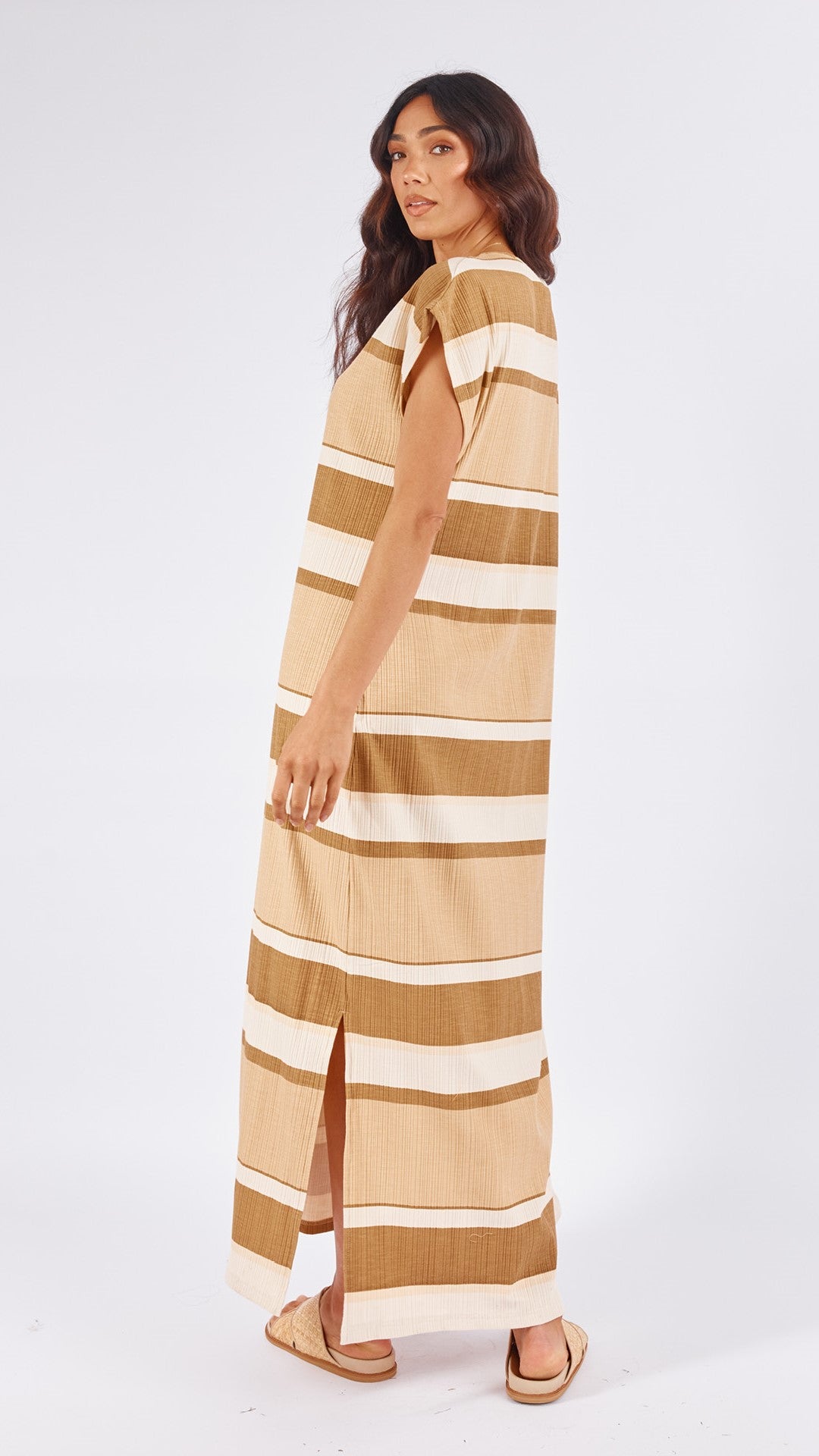 Makenzie Maxi Dress - Stripe Print-Sunshines Bliss