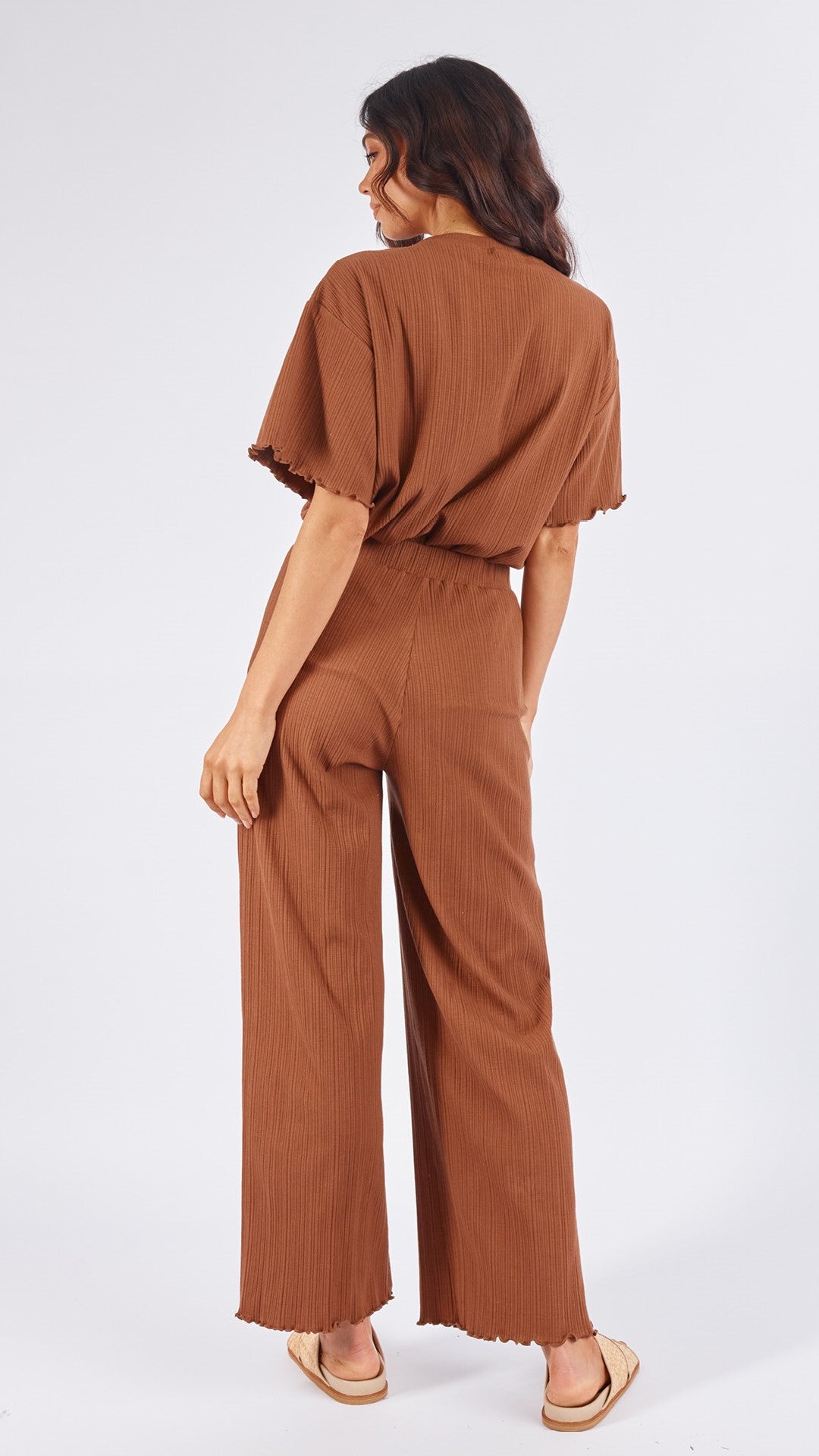 Maddox Pants - Coffee Rib-Sunshines Bliss