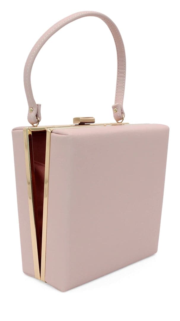 Nikita Top Handle Bag - Dusty Pink-Sunshines Bliss