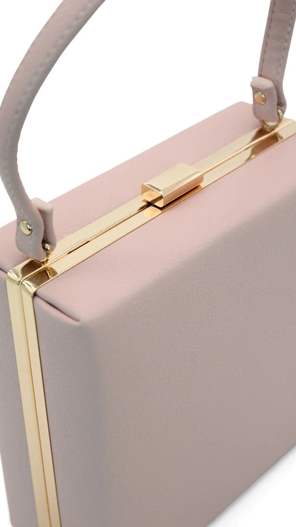 Nikita Top Handle Bag - Dusty Pink-Sunshines Bliss