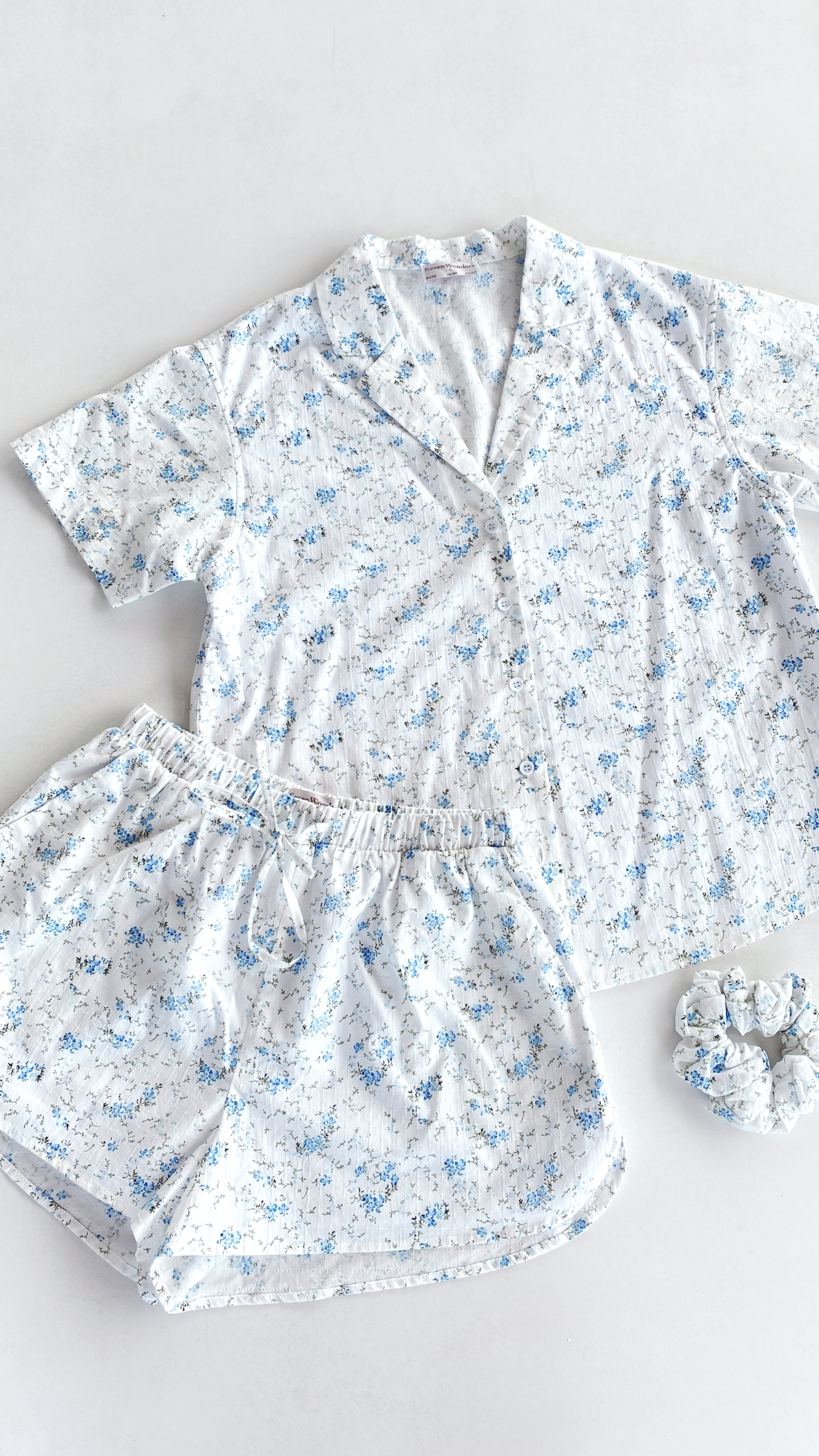 Misha Top - Blue Floral-Sunshines Bliss
