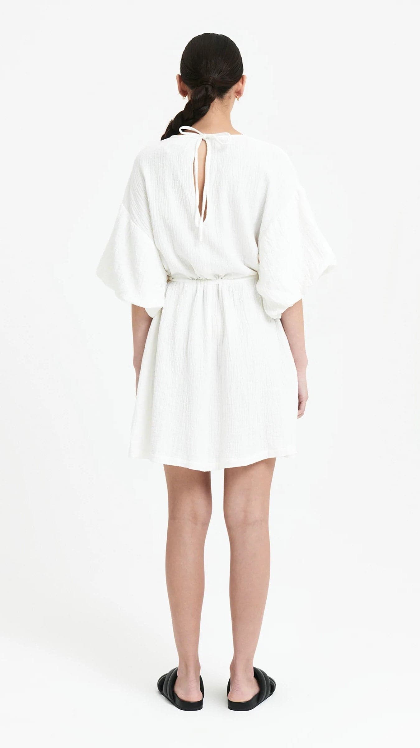 Alto Mini Dress - White-Sunshines Bliss