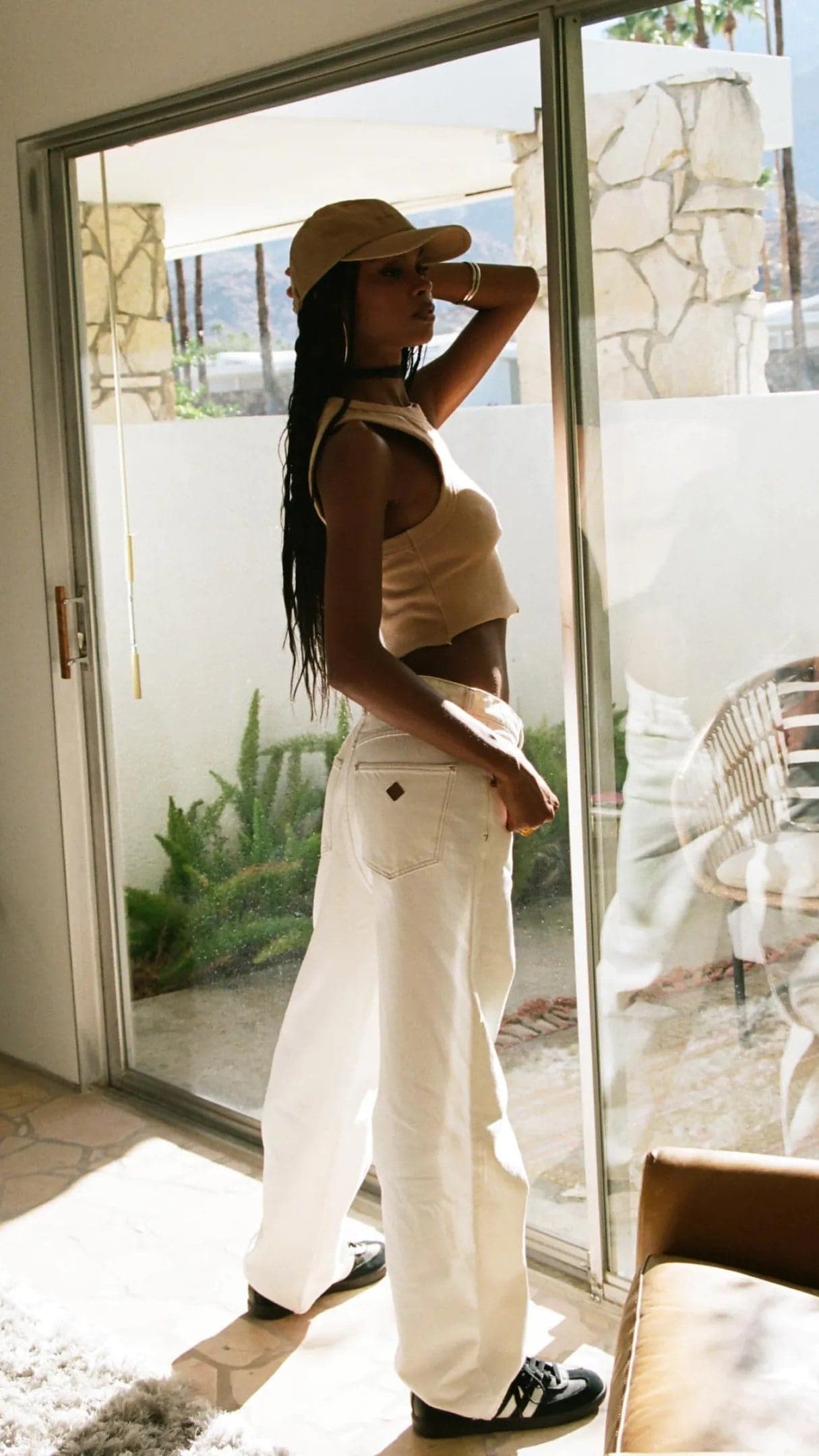 Abrand Slouch Jean - Vintage White-Sunshines Bliss